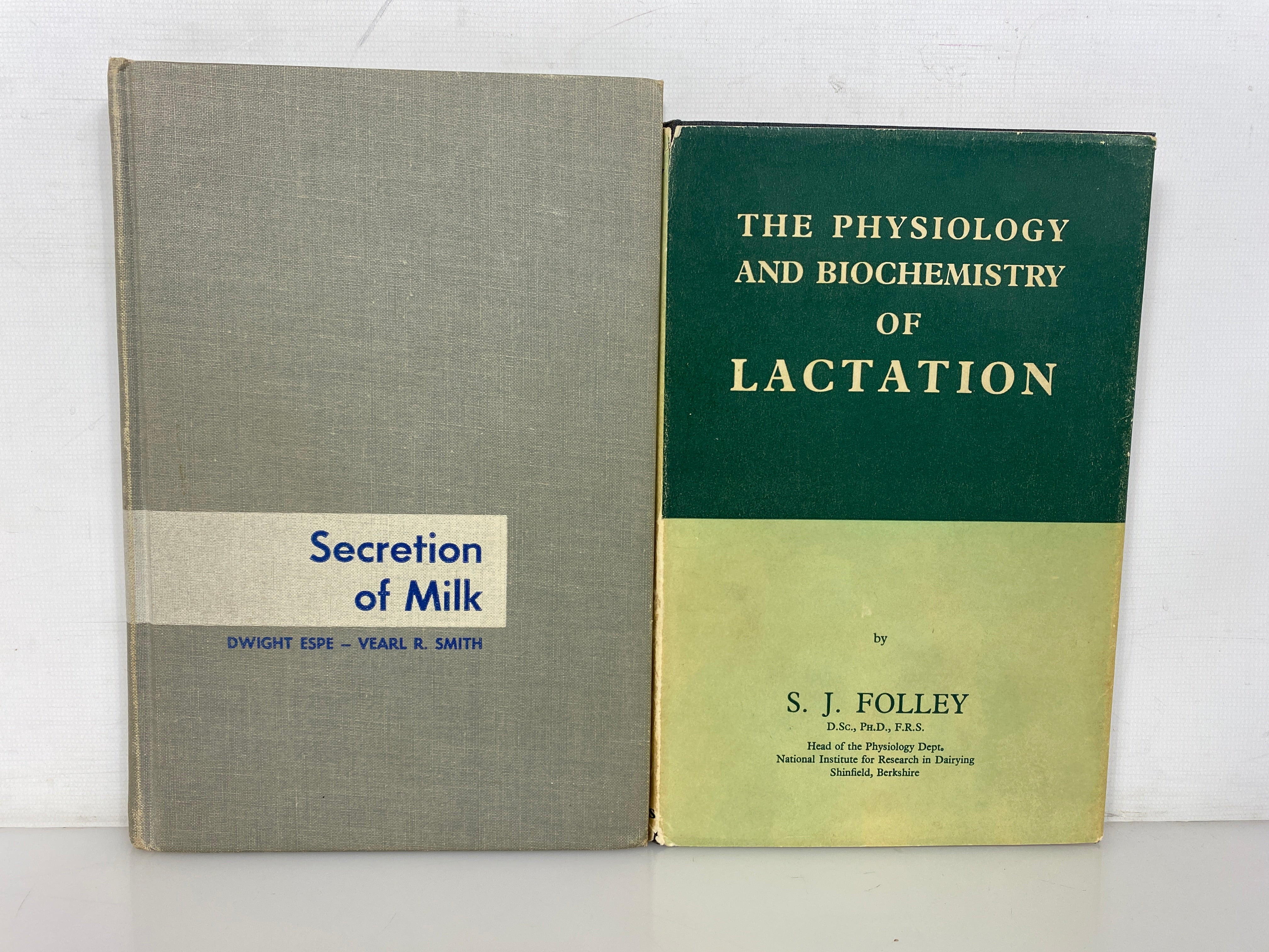 2 Vols: Secretion of Milk/The Physiology & Biochemistry of Lactation 1952-56