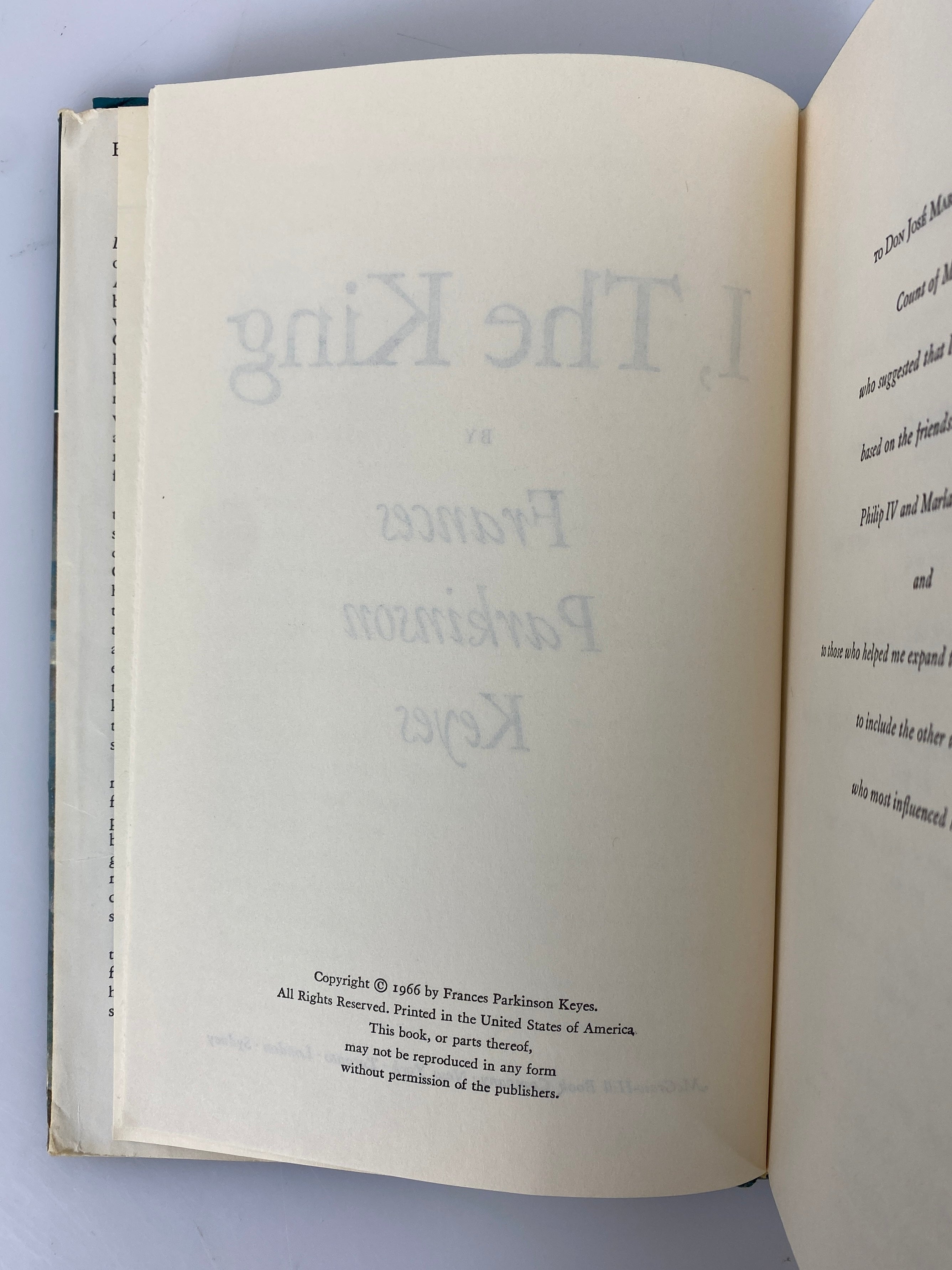 2 Vols: Steamboat Gothic/I The King by Frances Parkinson Keyes BCE HCDJ