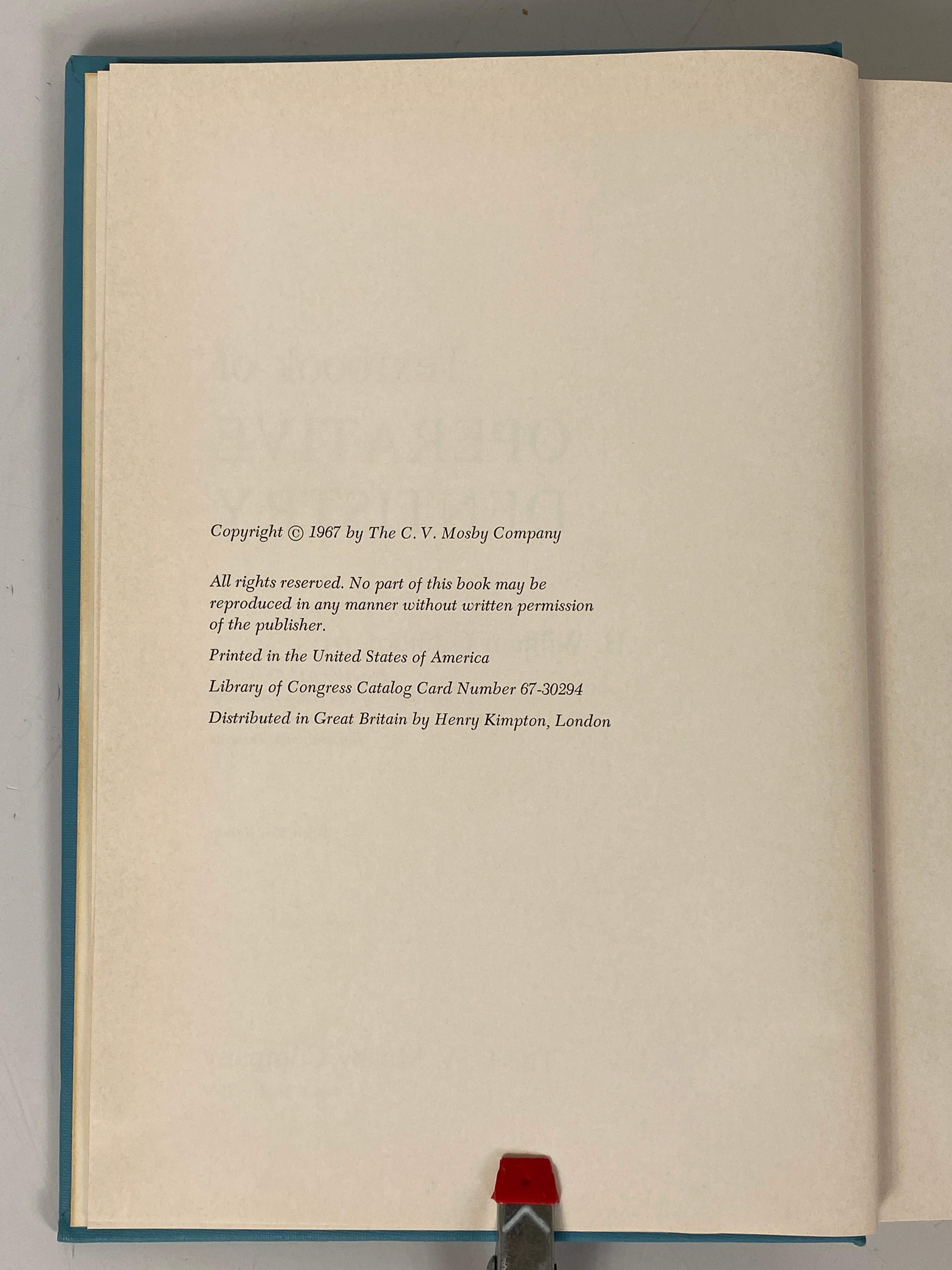 2 Vols: Textbook of Operative Dentistry/Textbook of Oral Surgery 1967-68 HC