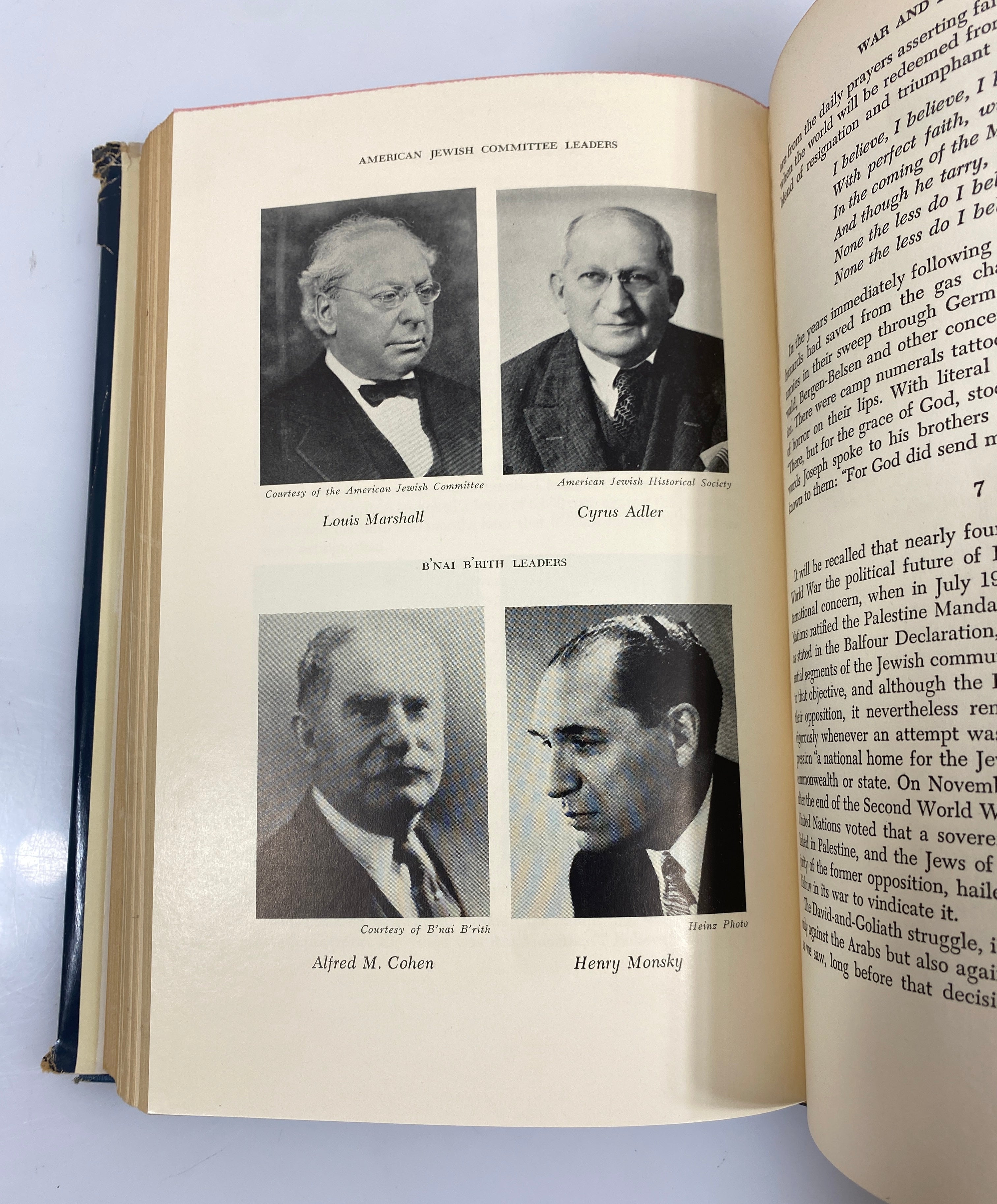 2 Vols: The Jews in America/Pictorial History of the Jewish People HCDJ