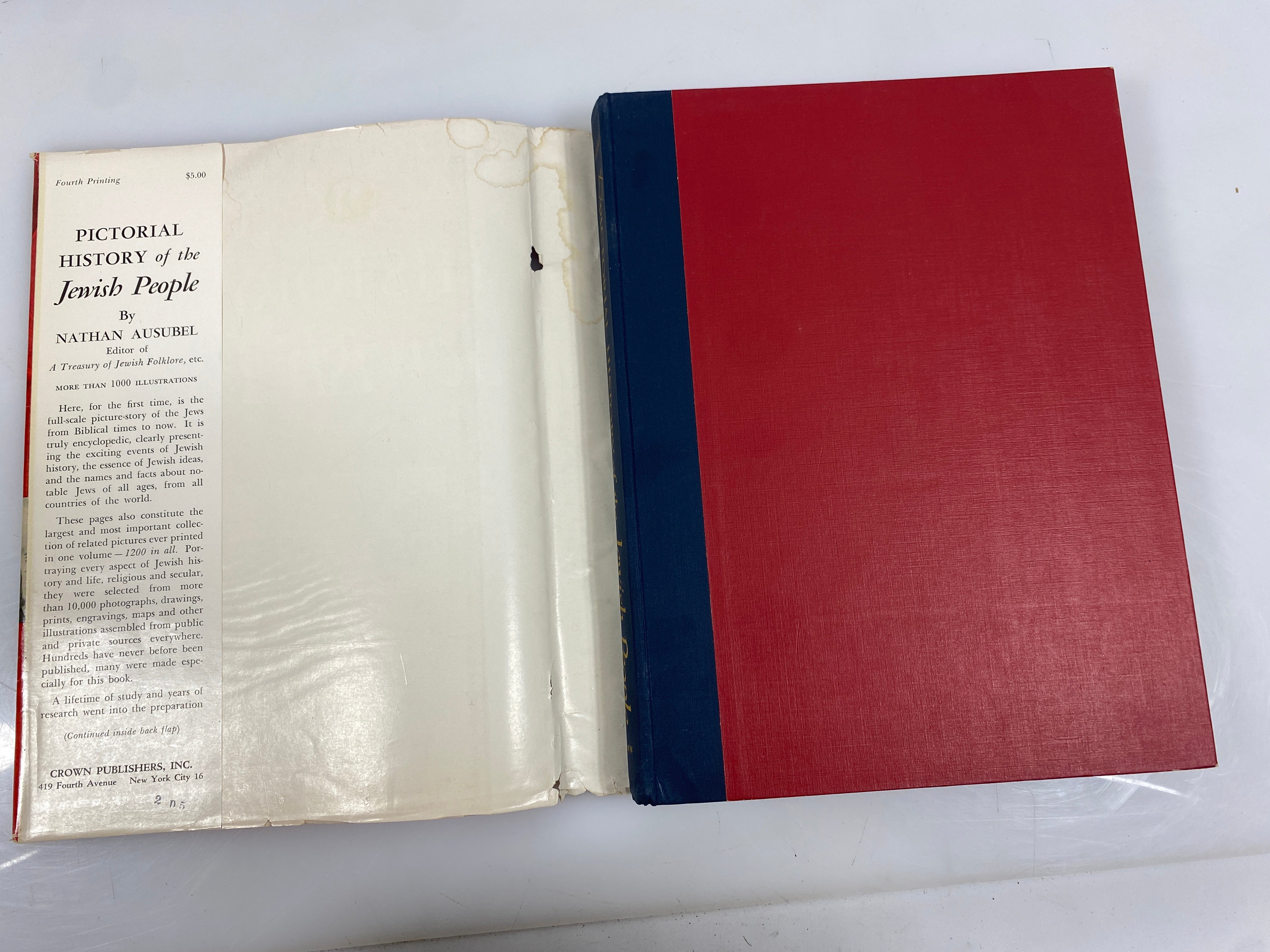 2 Vols: The Jews in America/Pictorial History of the Jewish People HCDJ
