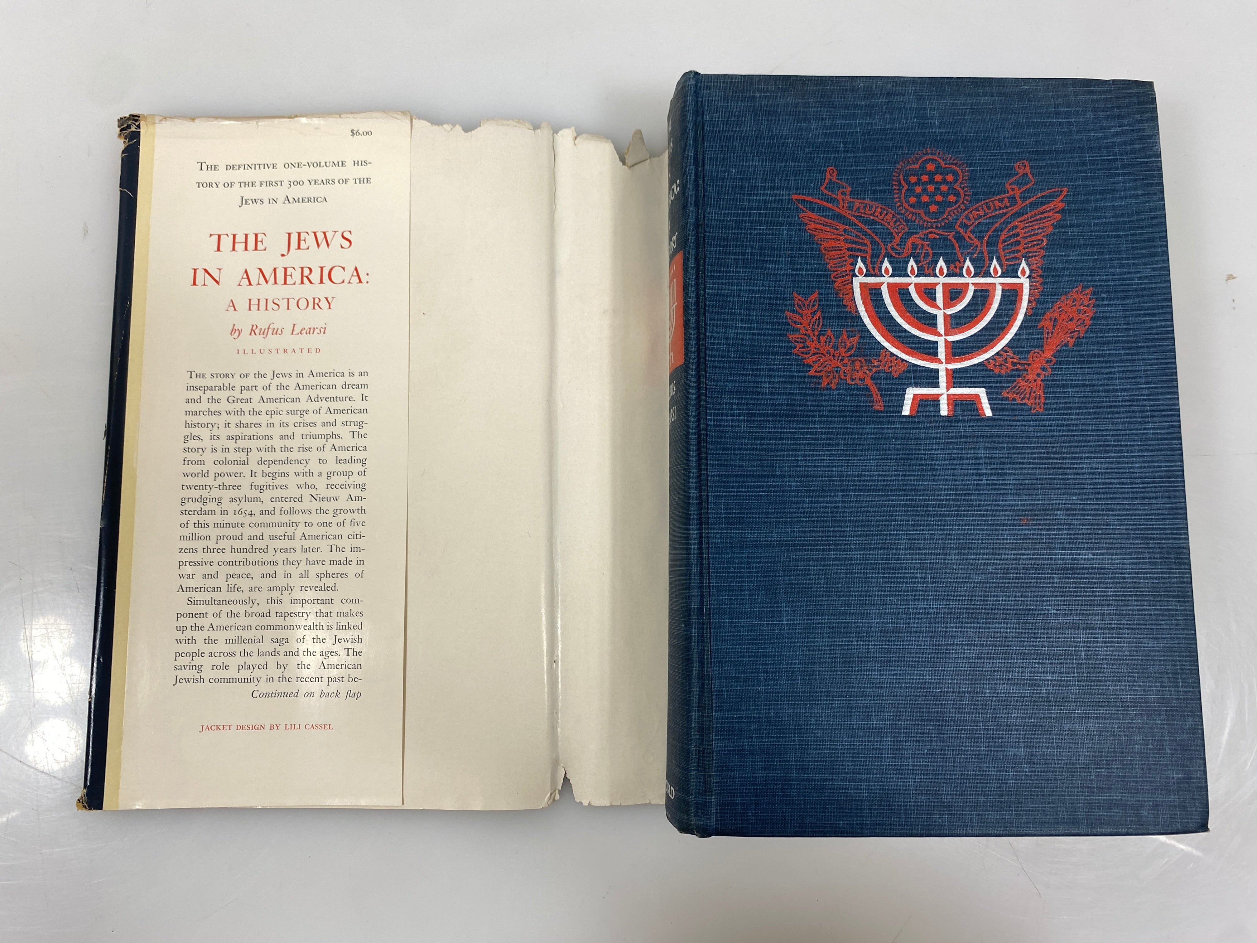 2 Vols: The Jews in America/Pictorial History of the Jewish People HCDJ