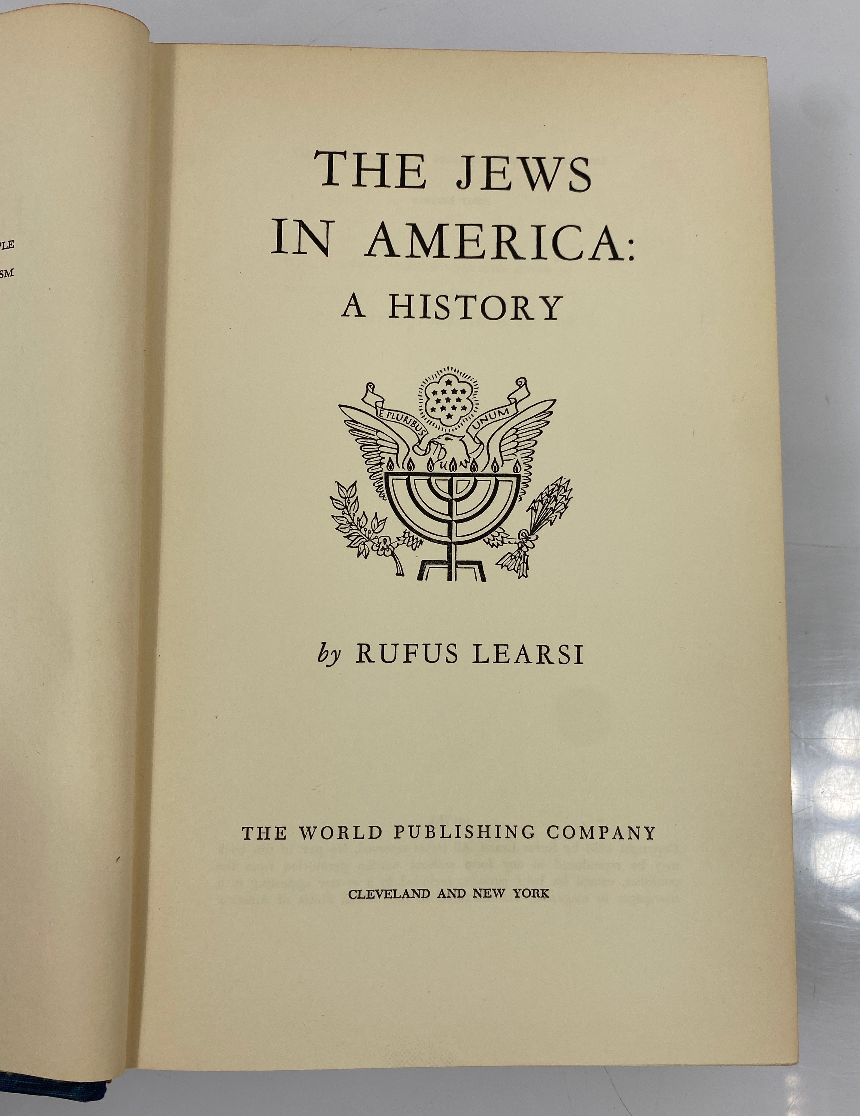 2 Vols: The Jews in America/Pictorial History of the Jewish People HCDJ
