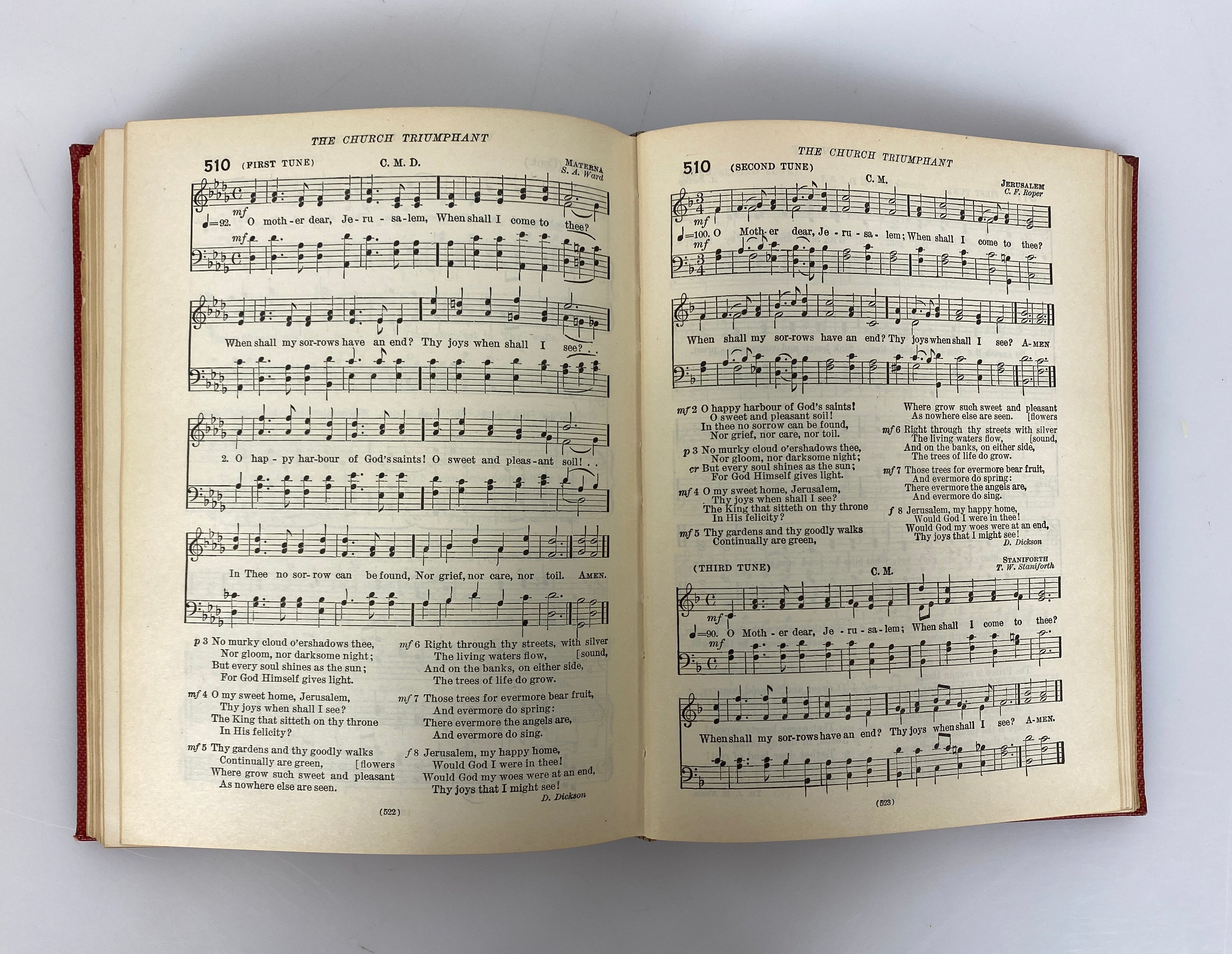 2 Vols: The New Hymnal (1924)/The Story of the Hymns & Tunes (1906) HC