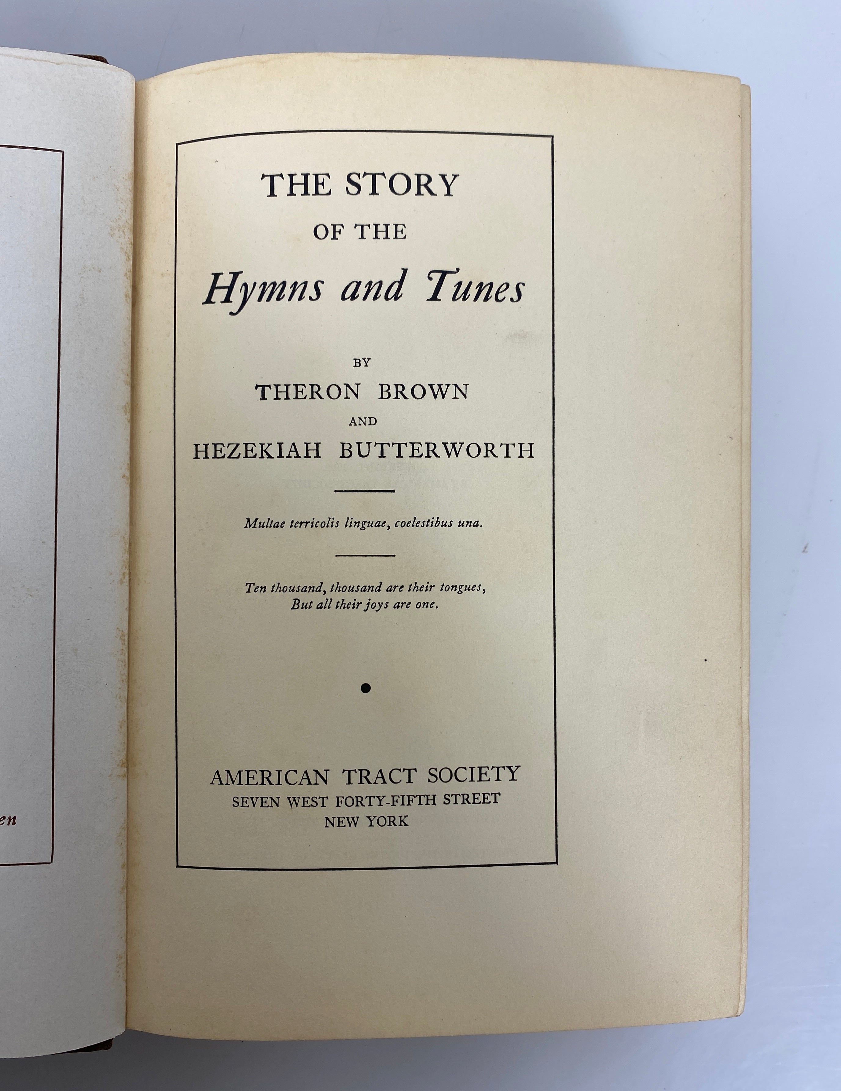 2 Vols: The New Hymnal (1924)/The Story of the Hymns & Tunes (1906) HC