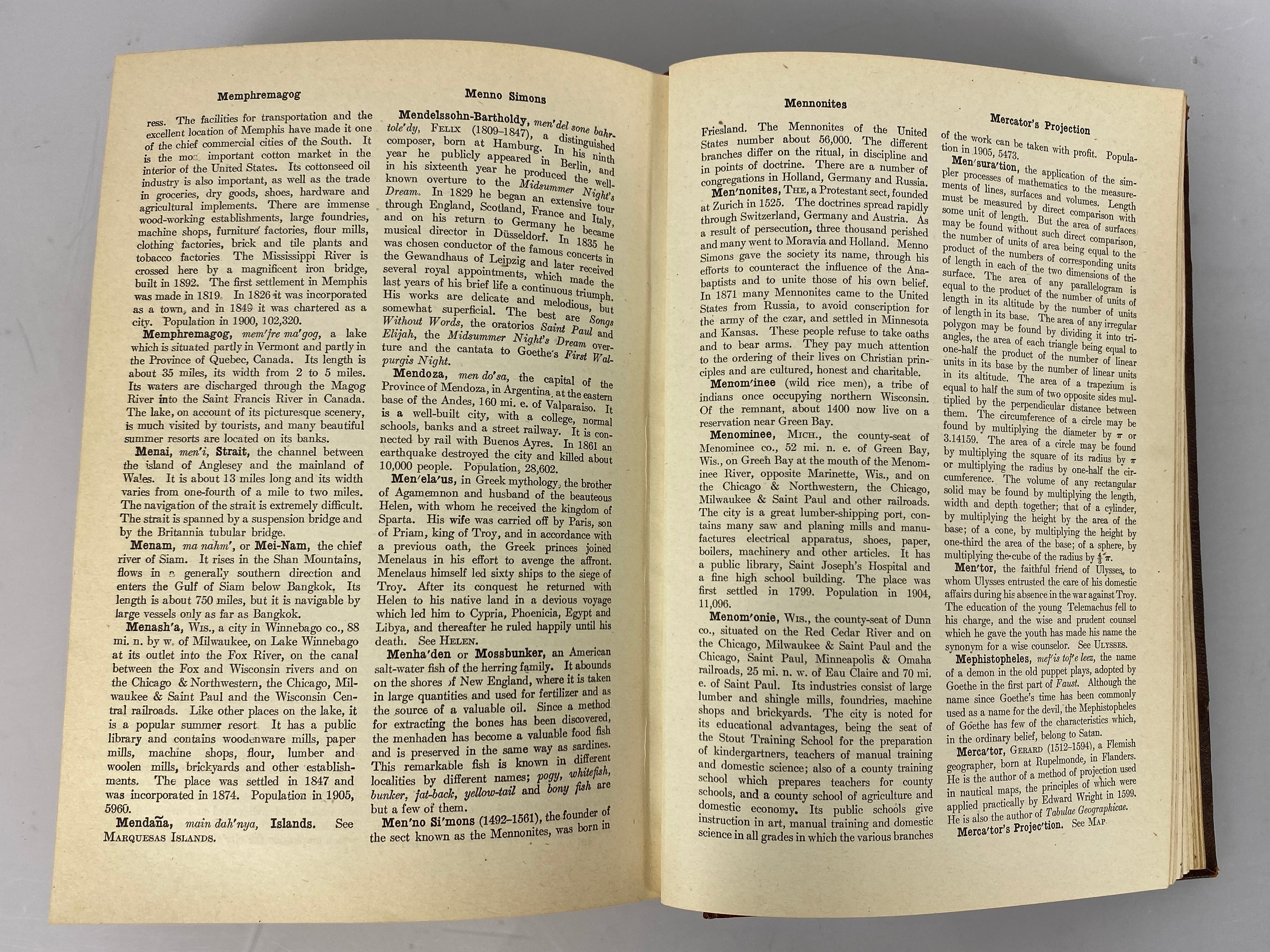 2 Vols: The New Practical Reference Library (III & IV) 1910 Antique HC
