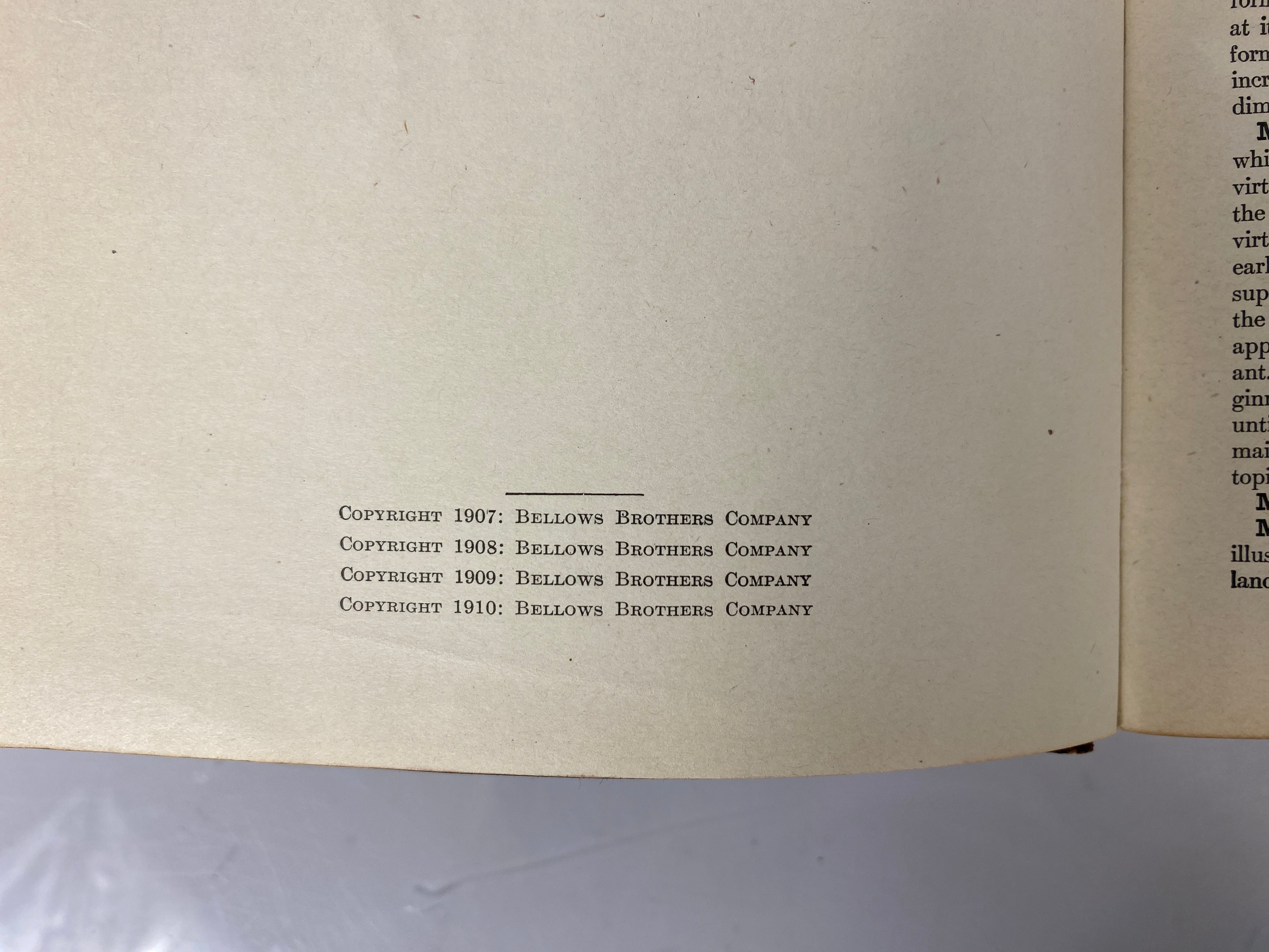 2 Vols: The New Practical Reference Library (III & IV) 1910 Antique HC