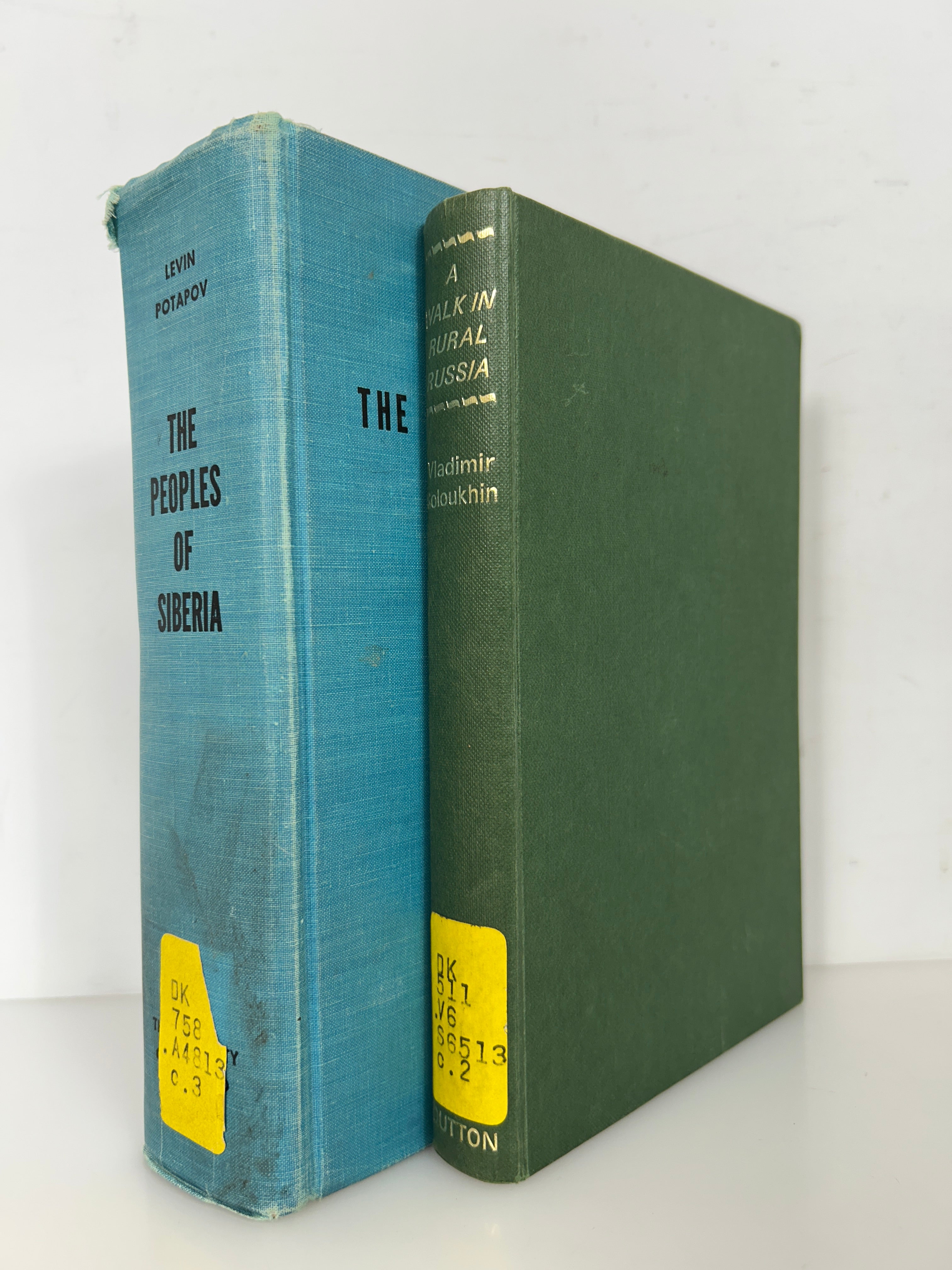 2 Vols: The People's of Siberia/A Walk in Rural Russia 1964-67 Ex-Library HC