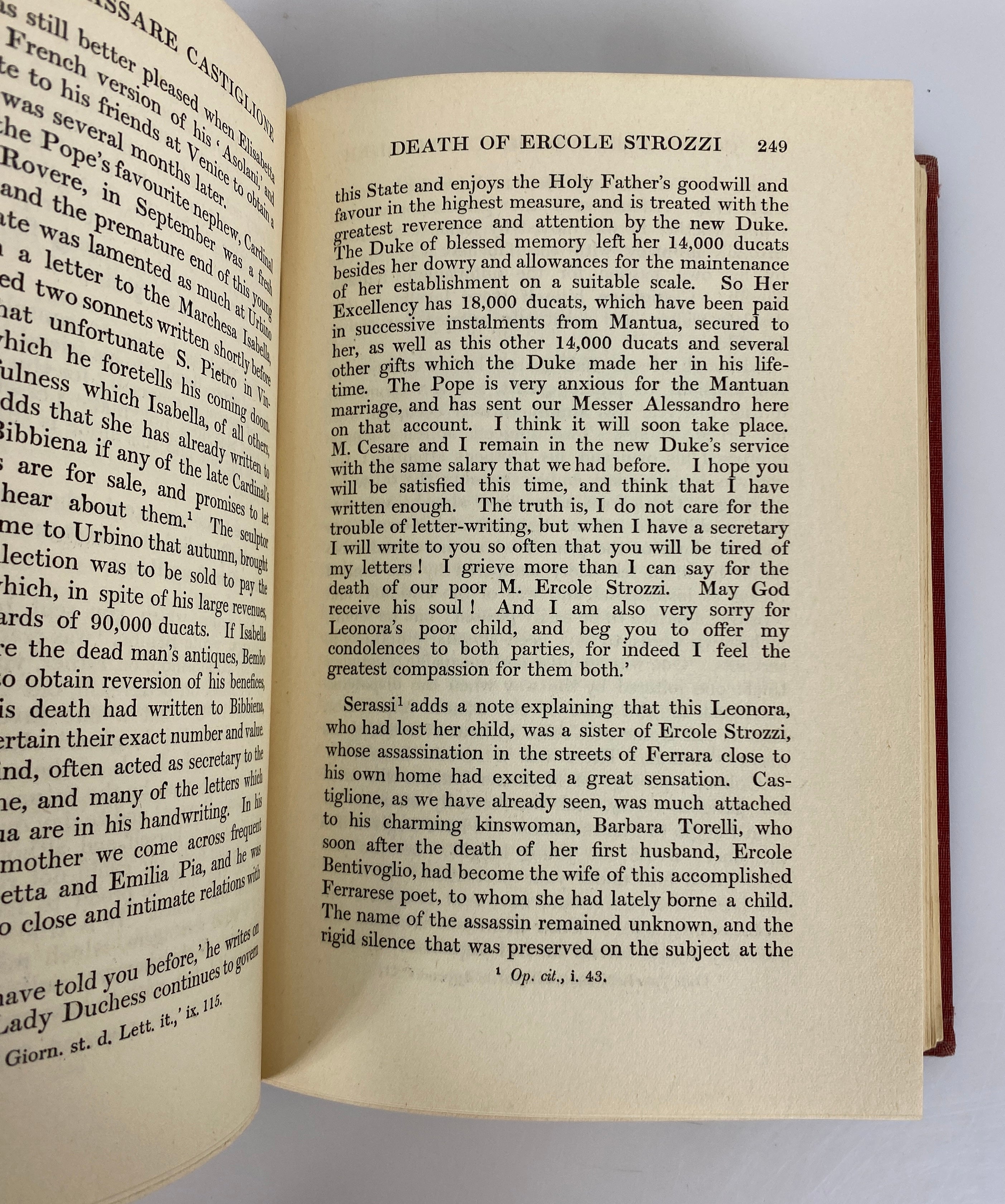 2 Vols: The Perfect Courtier by Julia Cartwright 1927 Ex-Library HC
