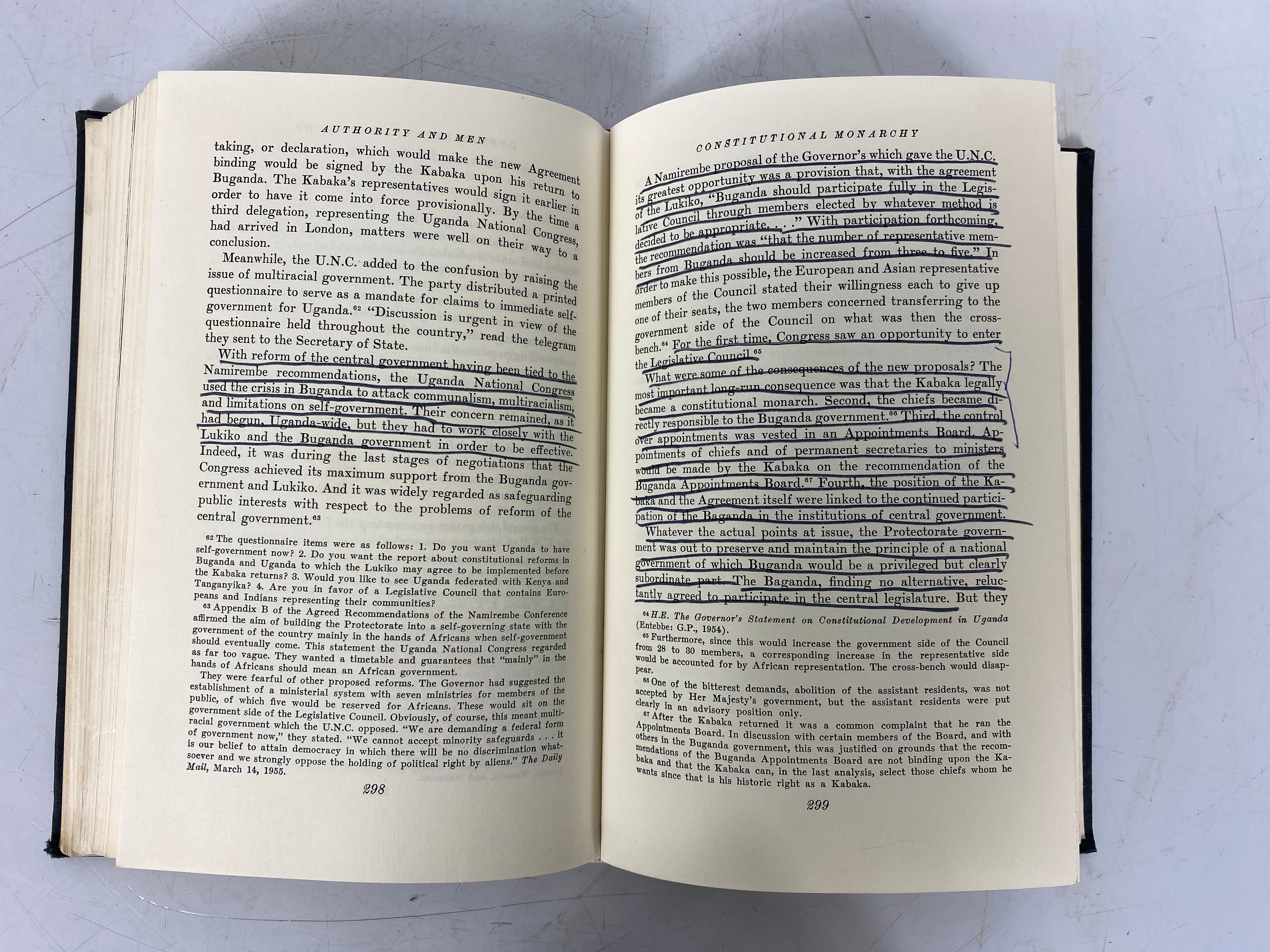 2 Vols: The Royal Capital of Buganda/The Political Kingdom in Uganda Ex-Library