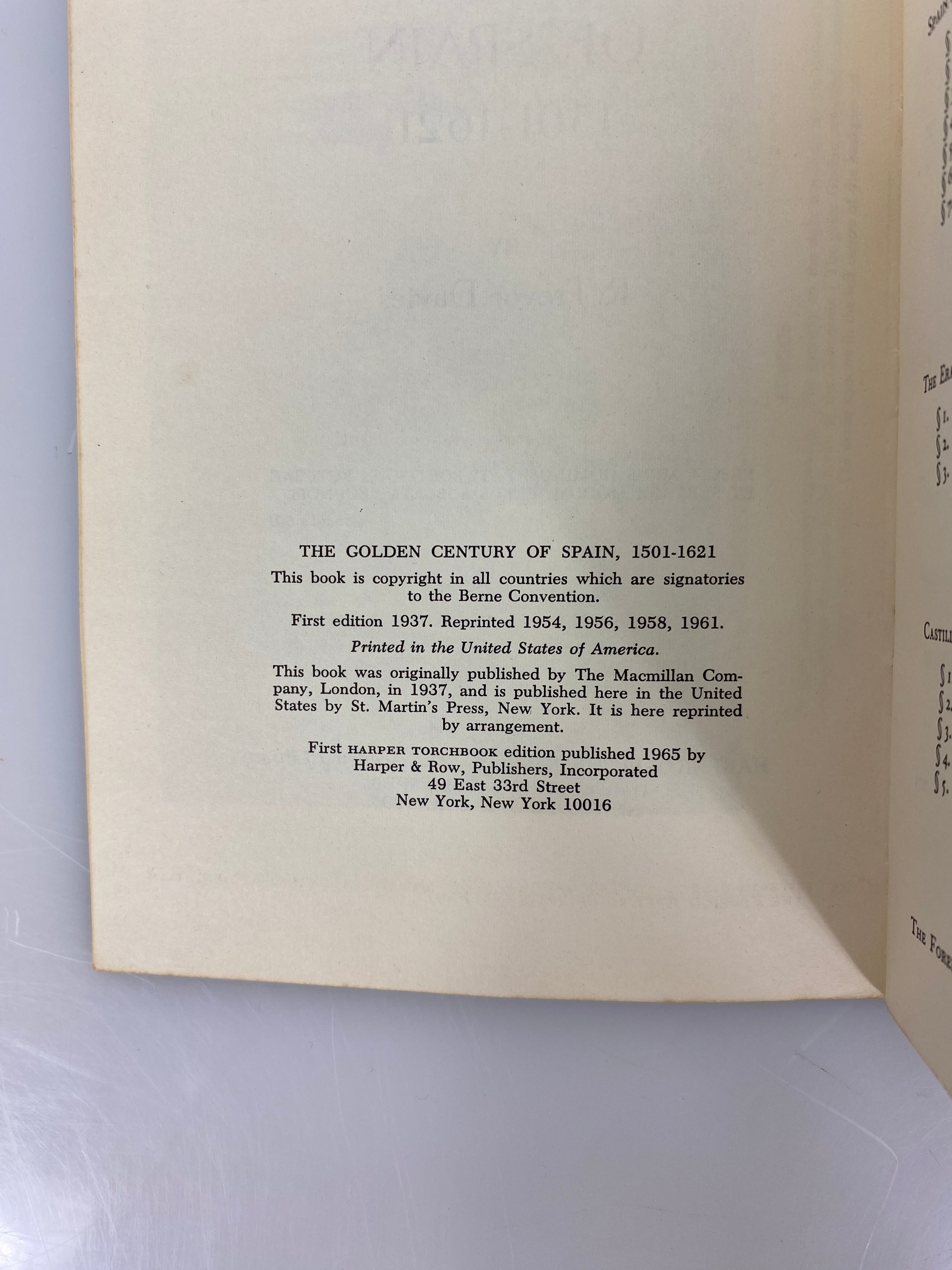 2 Vols: The Spanish Empire in America/The Golden Century of Spain Vintage SC