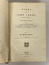 2 Vols The Works of John Jewel 3rd & 4th Portions 1848-50 Ex-Library Leather HC