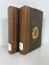 2 Vols The Works of John Jewel 3rd & 4th Portions 1848-50 Ex-Library Leather HC
