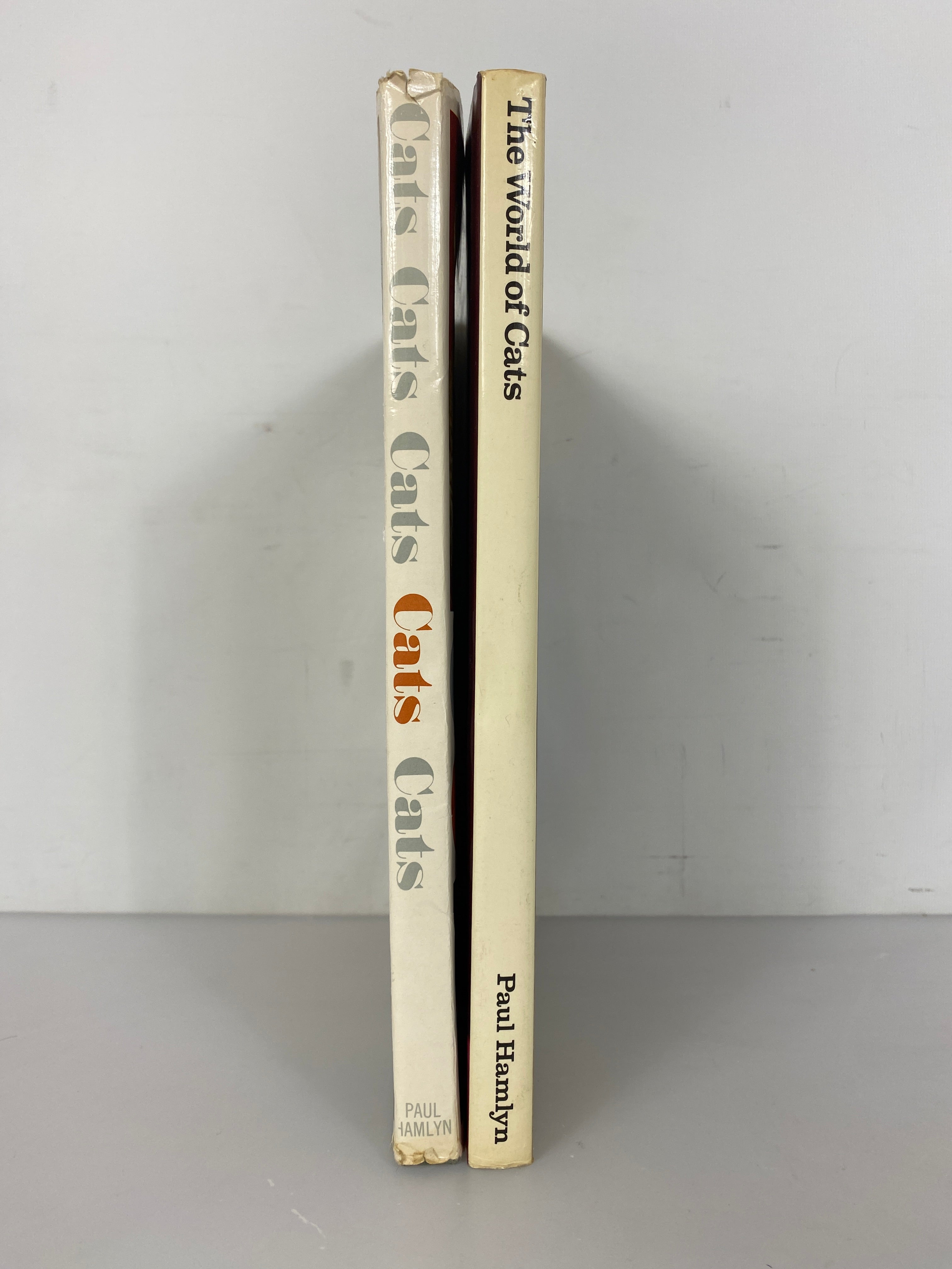 2 Vols: The World of Cats (1968)/Cats Cats Cats Cats (1968) Vintage HC DJ