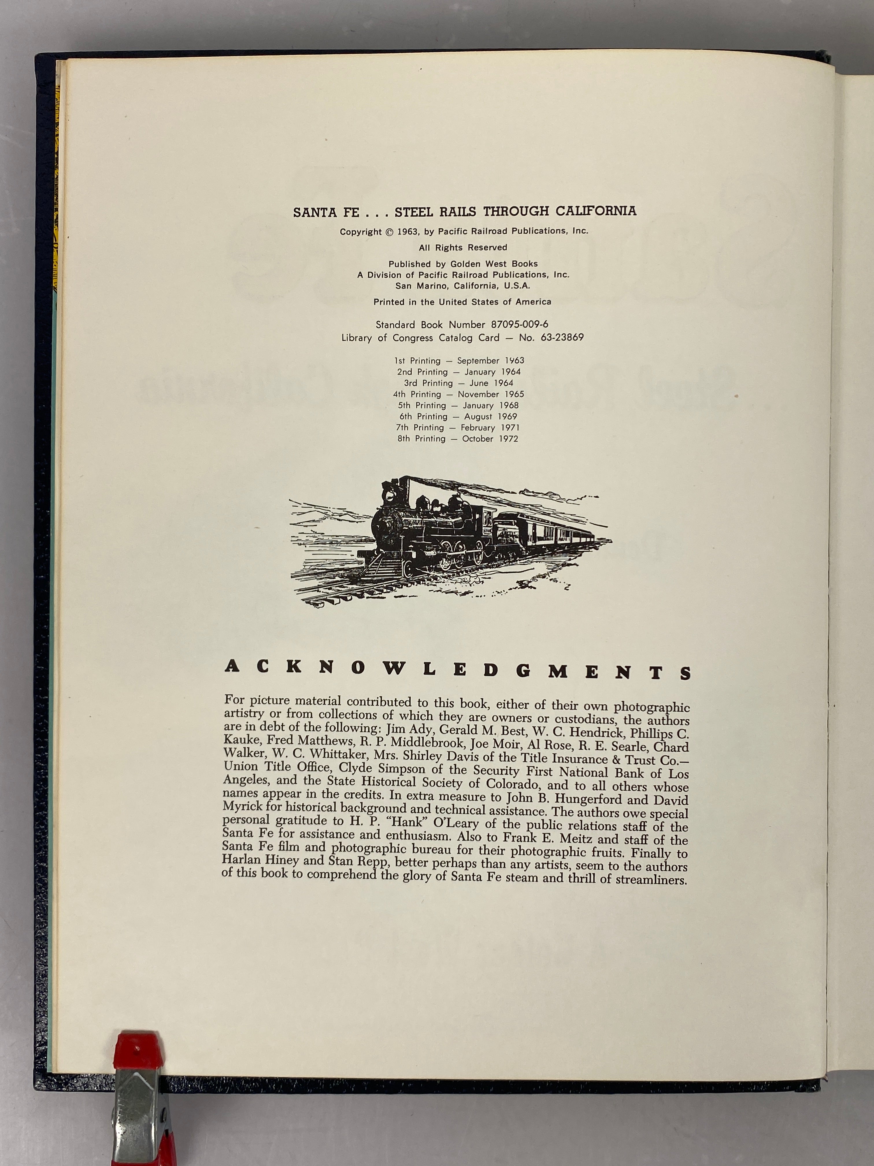 2 Vols: This Was Railroading/Santa Fe Steel Rails Through CA 1958-72 HC DJ