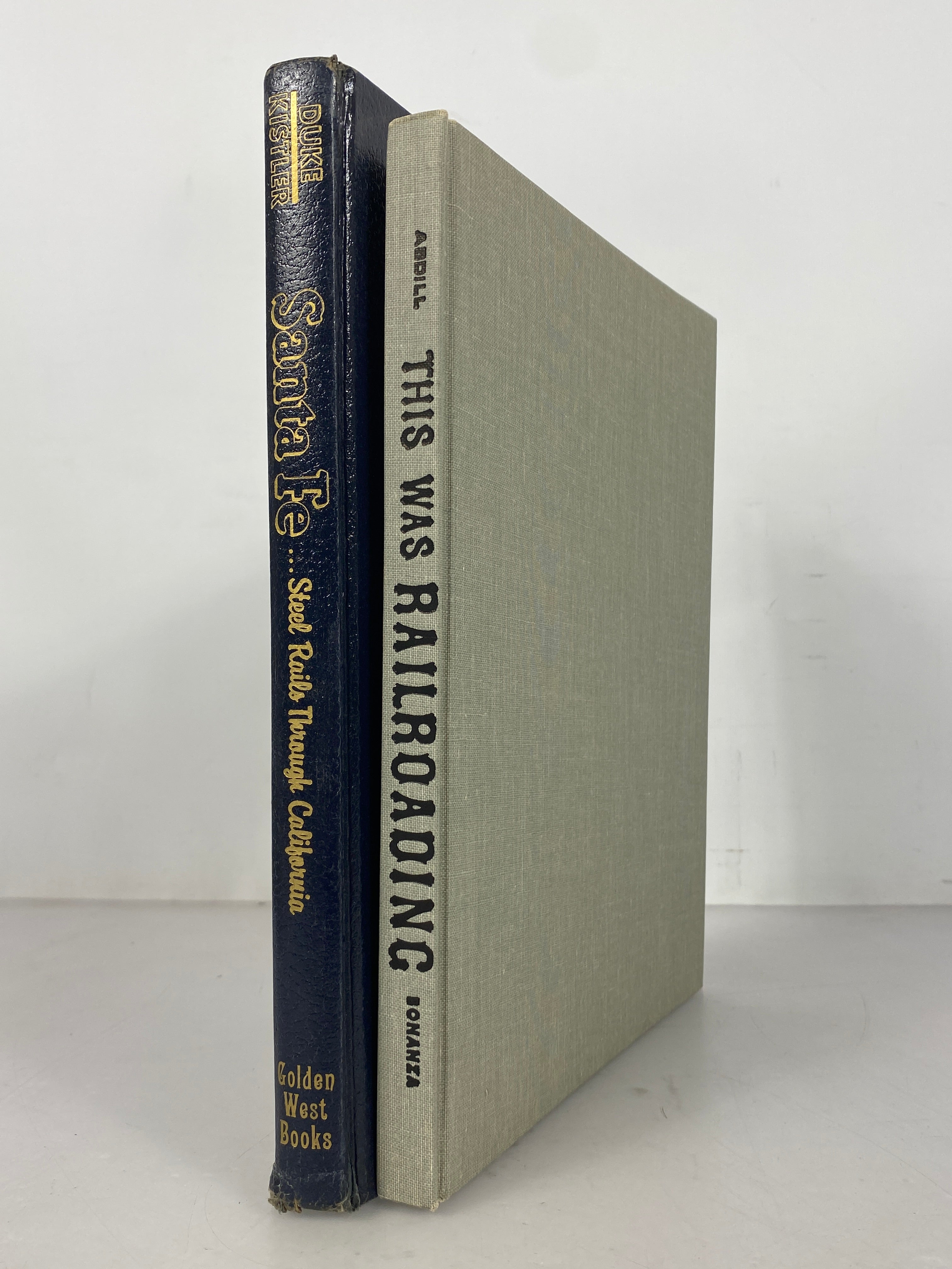 2 Vols: This Was Railroading/Santa Fe Steel Rails Through CA 1958-72 HC DJ