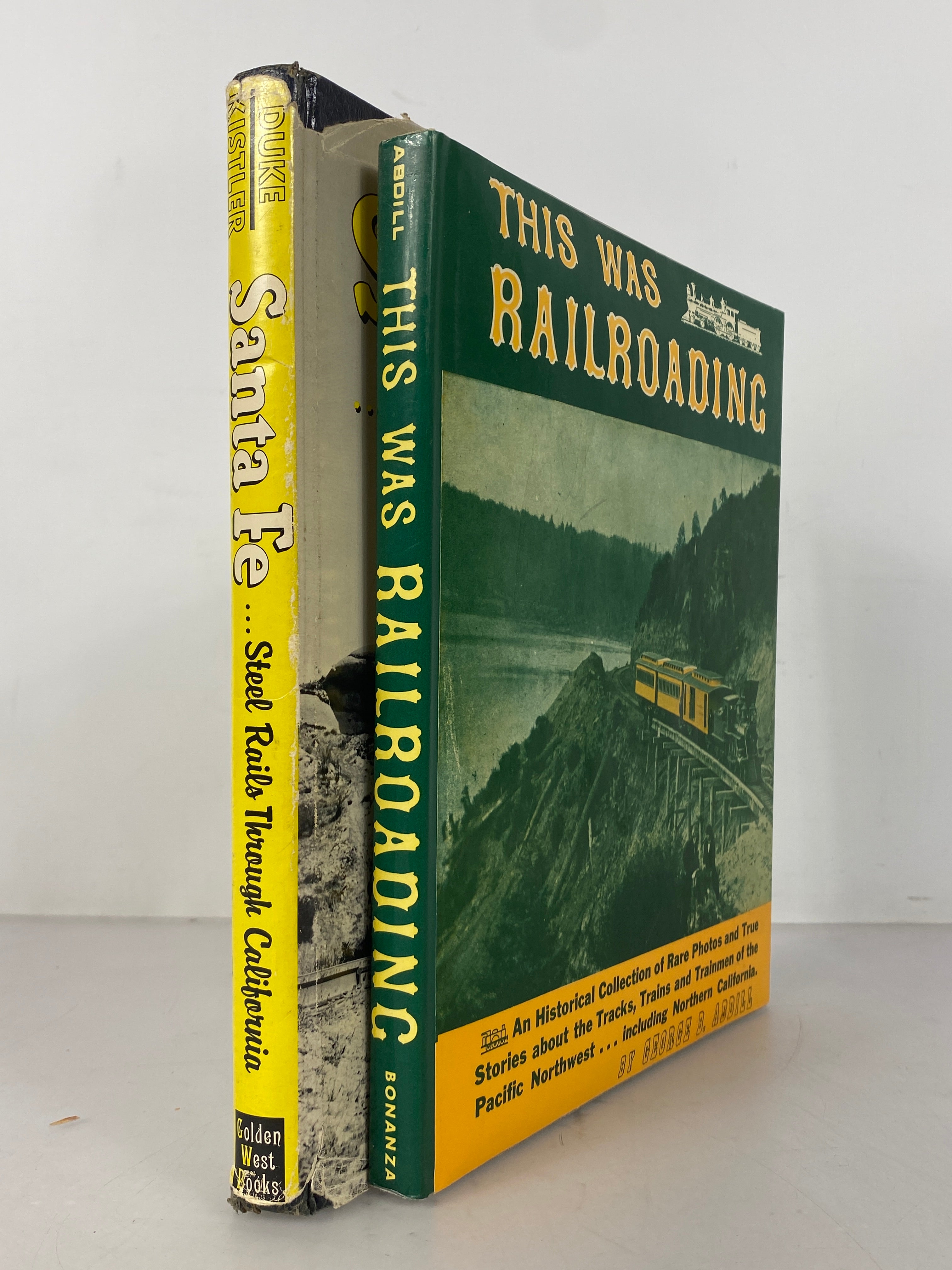 2 Vols: This Was Railroading/Santa Fe Steel Rails Through CA 1958-72 HC DJ