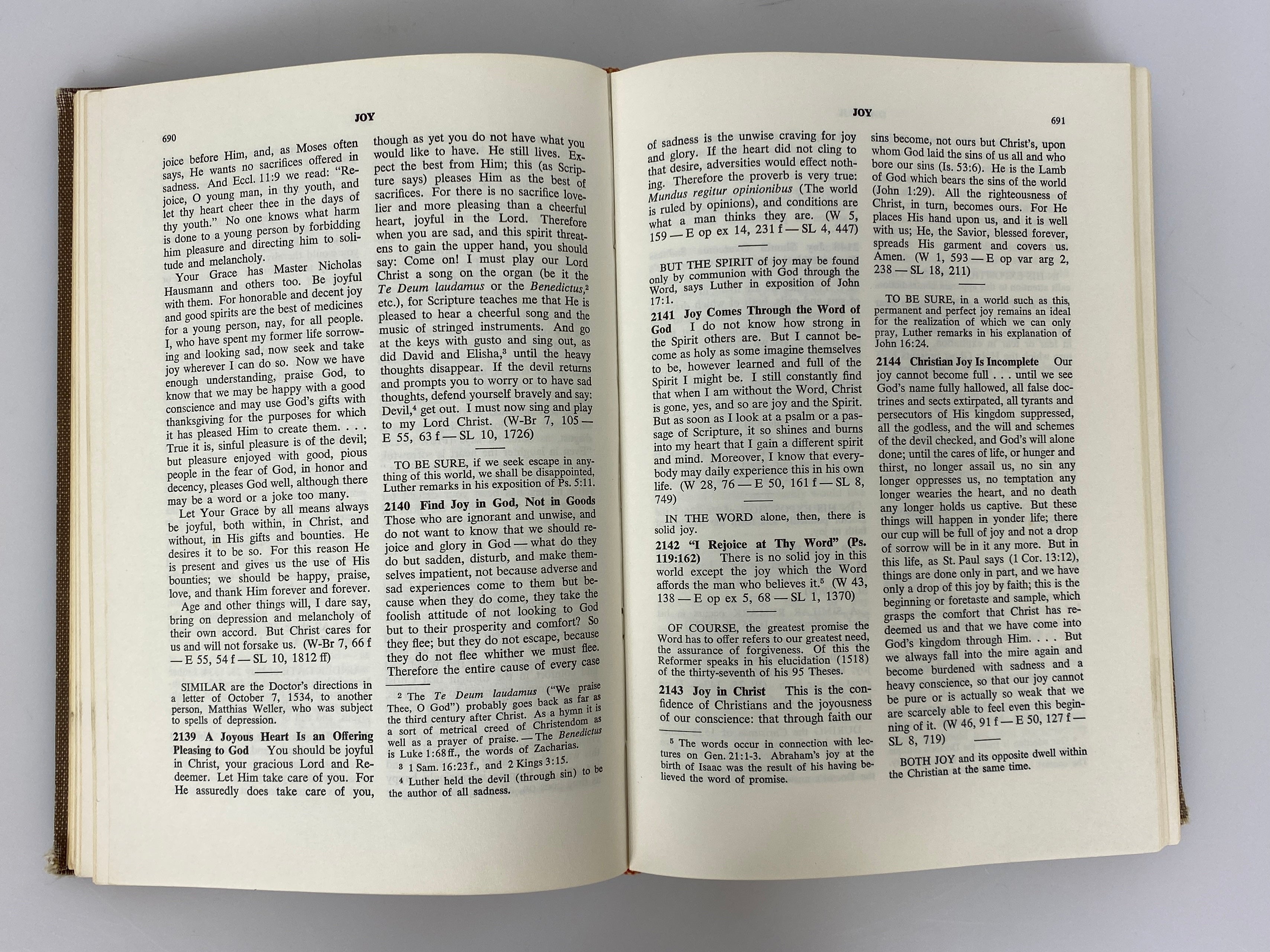 2 Vols: What Luther Says an Anthology II & III 1959 Concordia Ex-Library HC