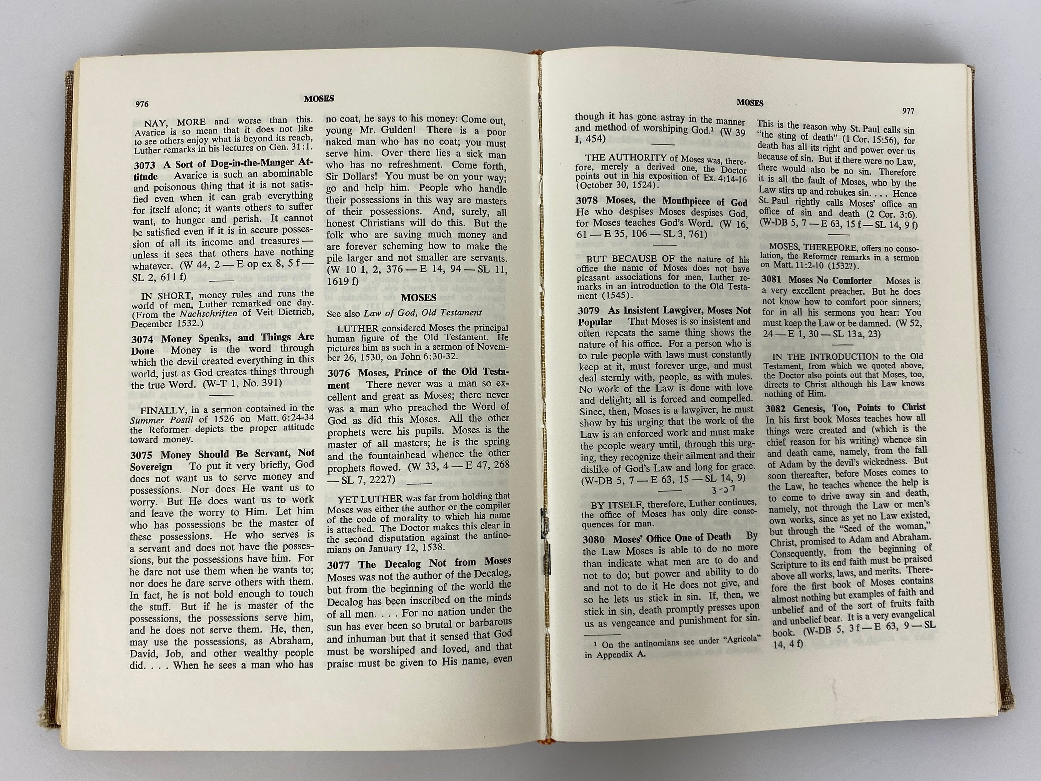 2 Vols: What Luther Says an Anthology II & III 1959 Concordia Ex-Library HC
