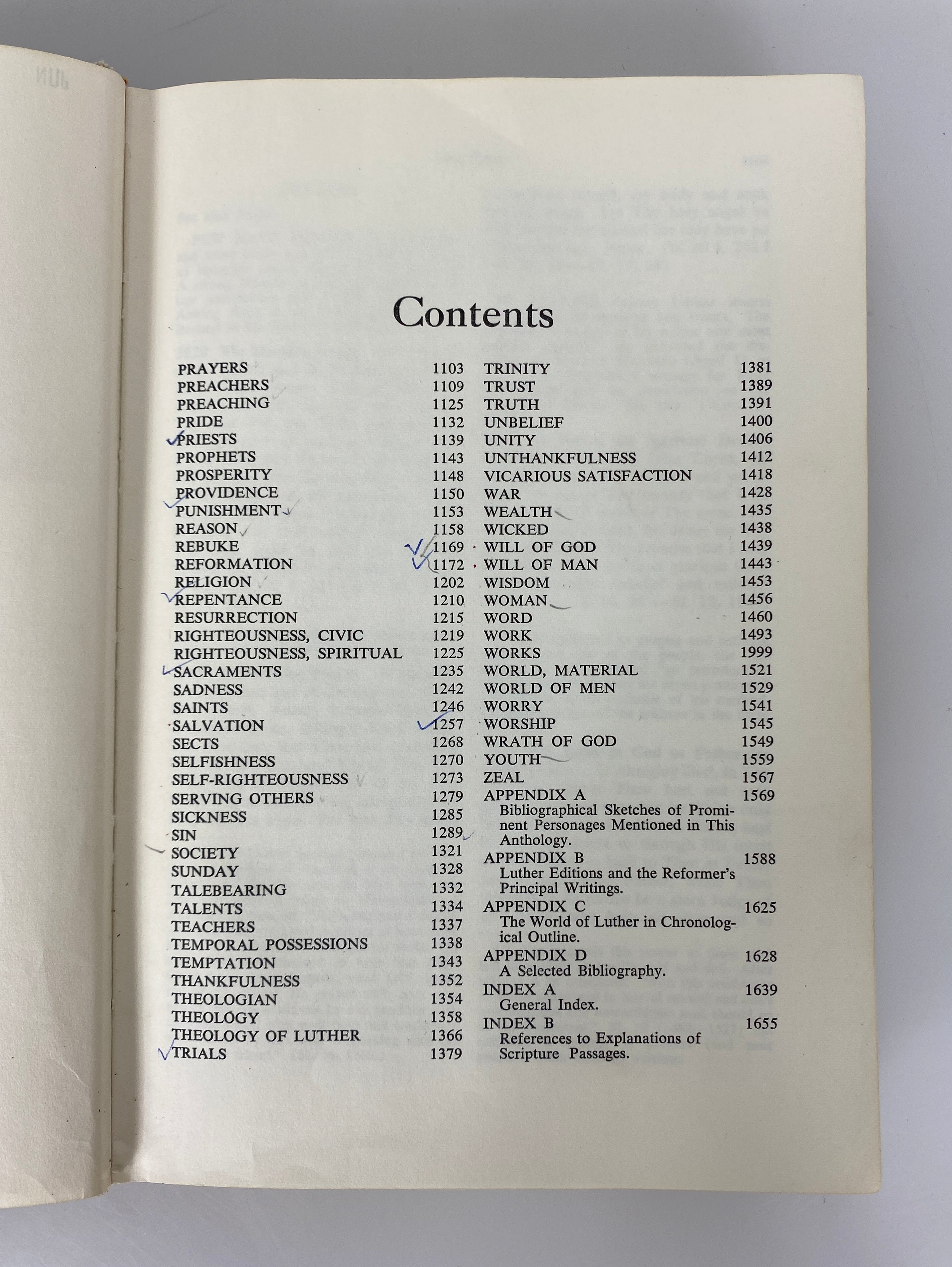 2 Vols: What Luther Says an Anthology II & III 1959 Concordia Ex-Library HC
