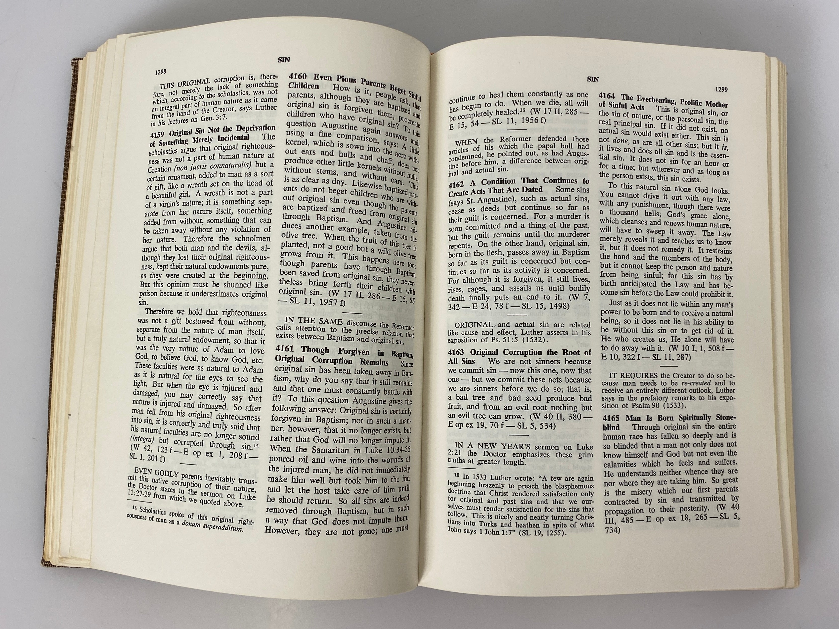 2 Vols: What Luther Says an Anthology II & III 1959 Concordia Ex-Library HC