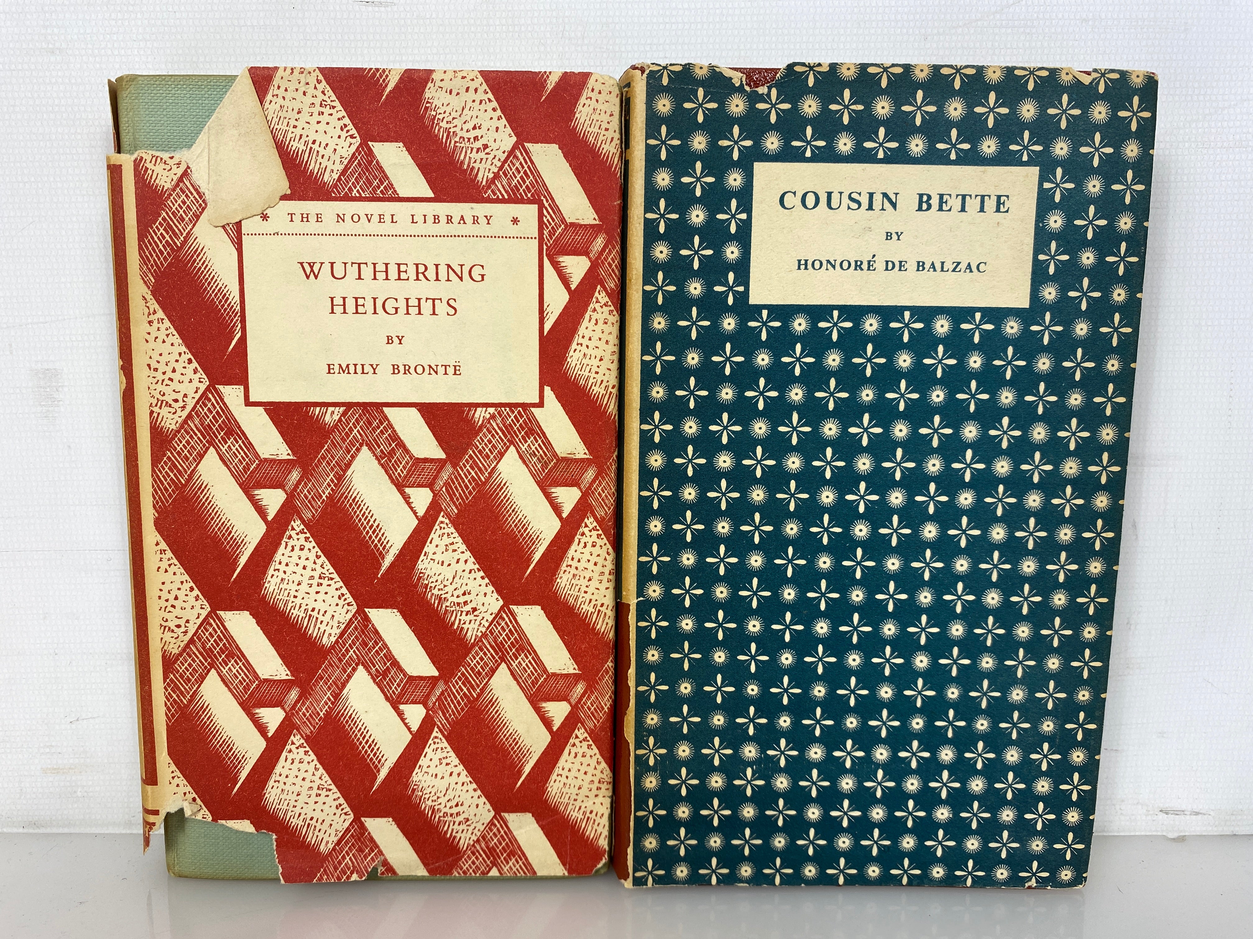 2 Vols: Wuthering Heights (Bronte)/Cousin Bette (Balzac) The Novel Library HCDJ