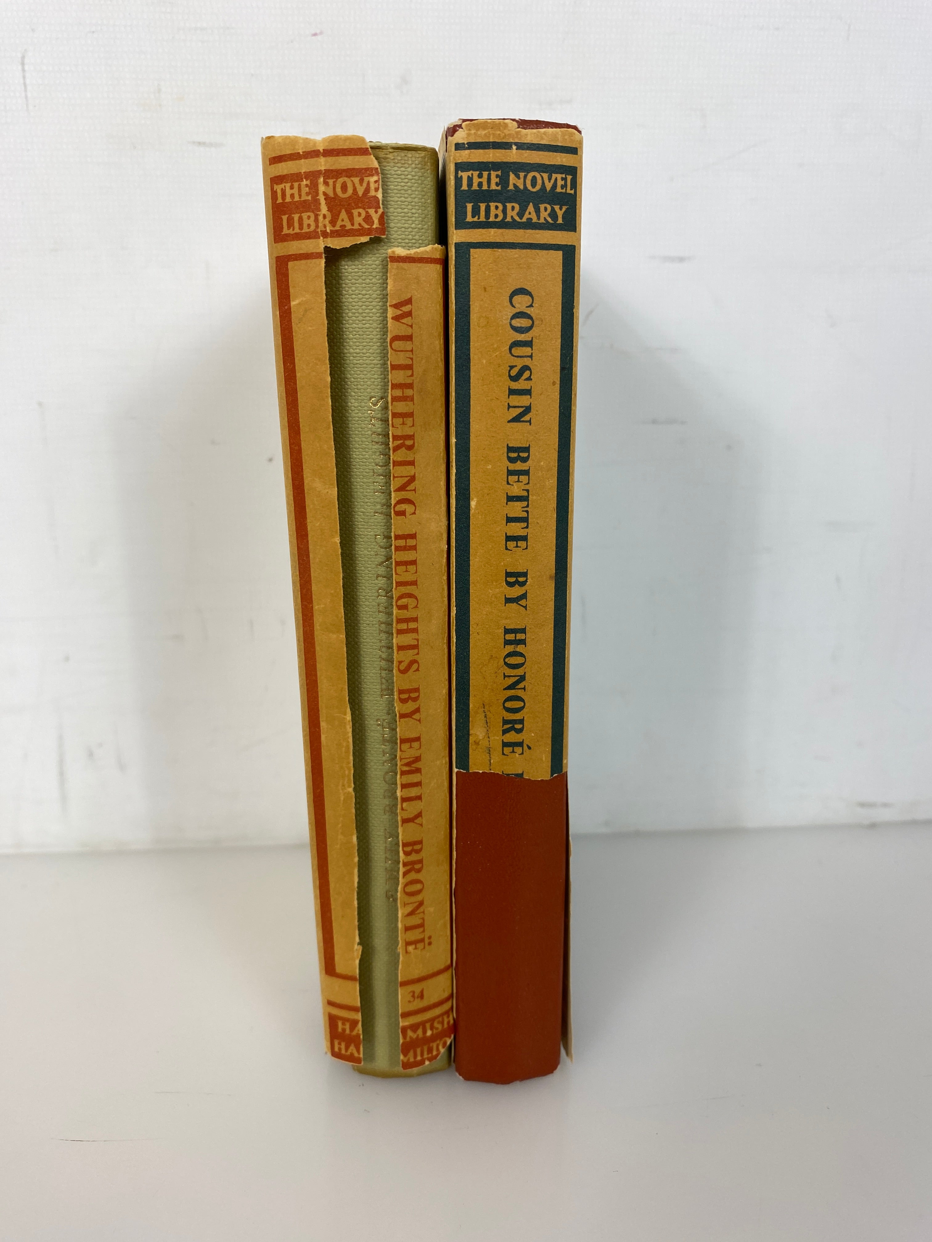 2 Vols: Wuthering Heights (Bronte)/Cousin Bette (Balzac) The Novel Library HCDJ