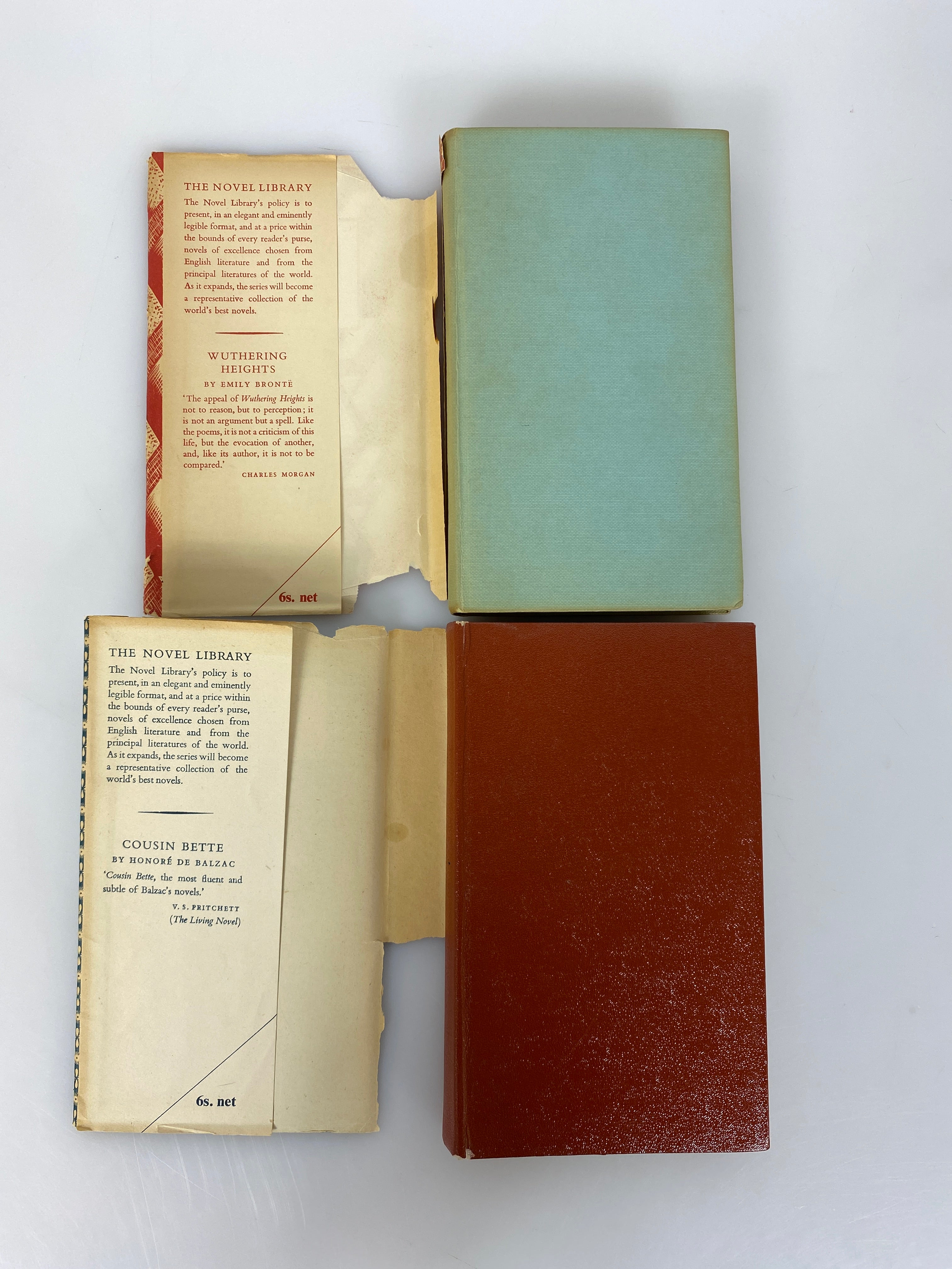 2 Vols: Wuthering Heights (Bronte)/Cousin Bette (Balzac) The Novel Library HCDJ