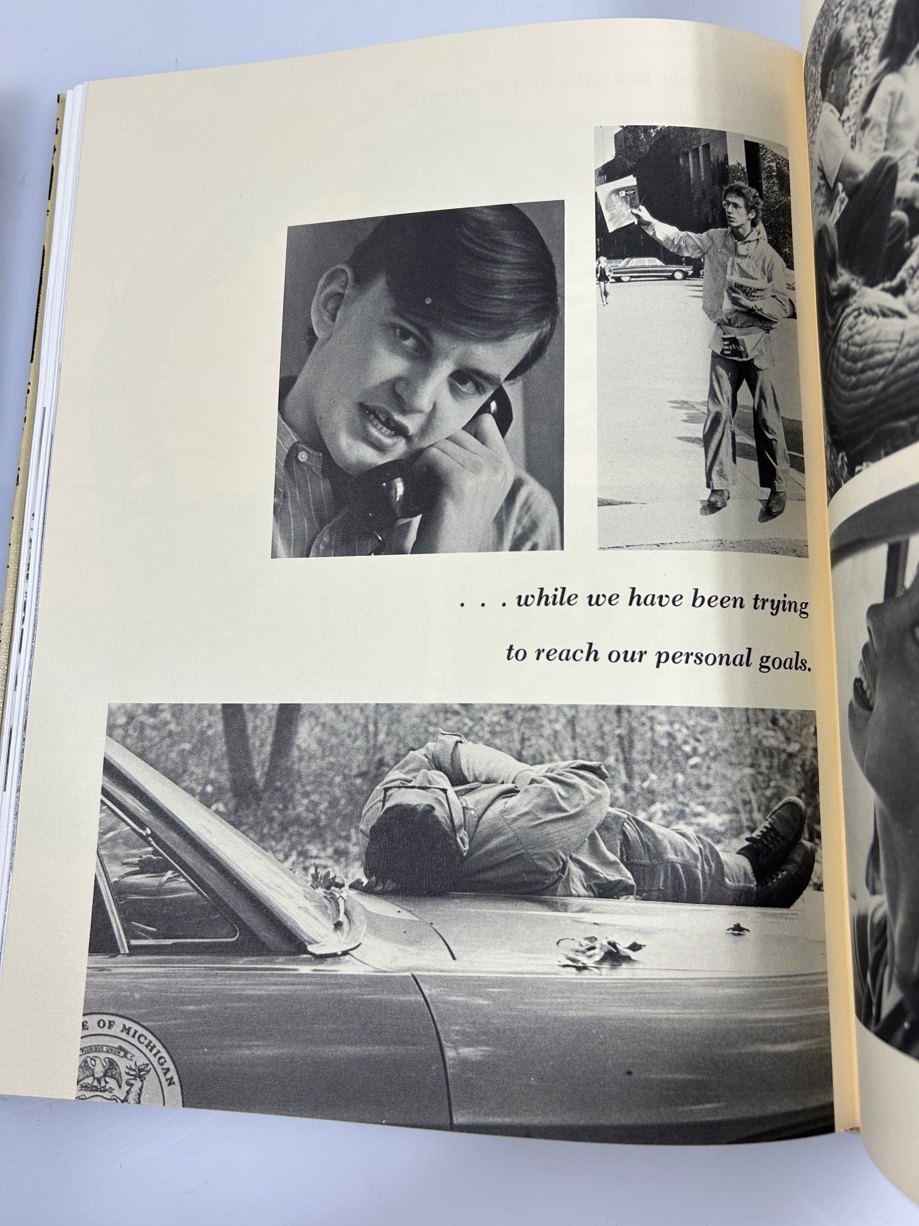 2 Volume 1971 Western Michigan University Yearbook HC