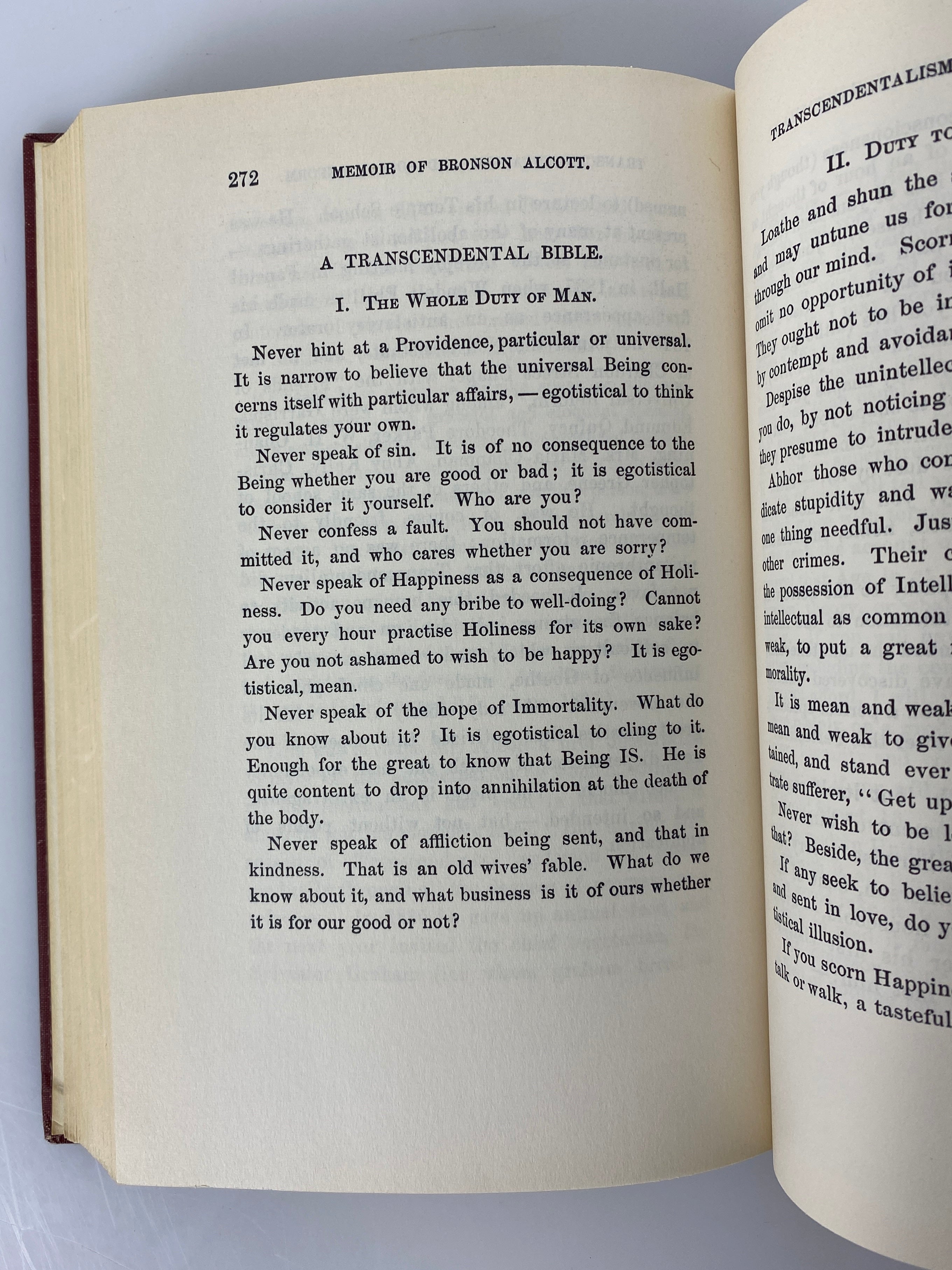 2 Volume Set A. Bronson Alcott His Life & Philosophy 1965 Vintage Ex-Library HC