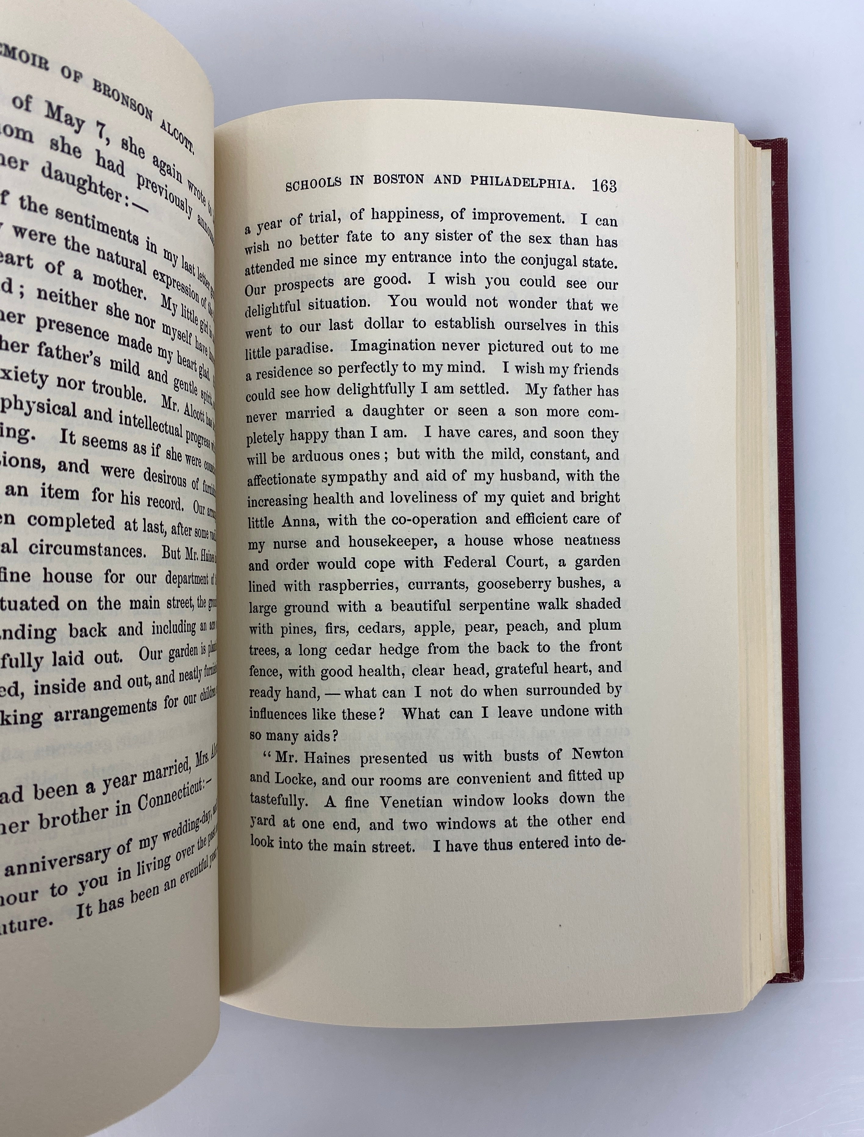 2 Volume Set A. Bronson Alcott His Life & Philosophy 1965 Vintage Ex-Library HC