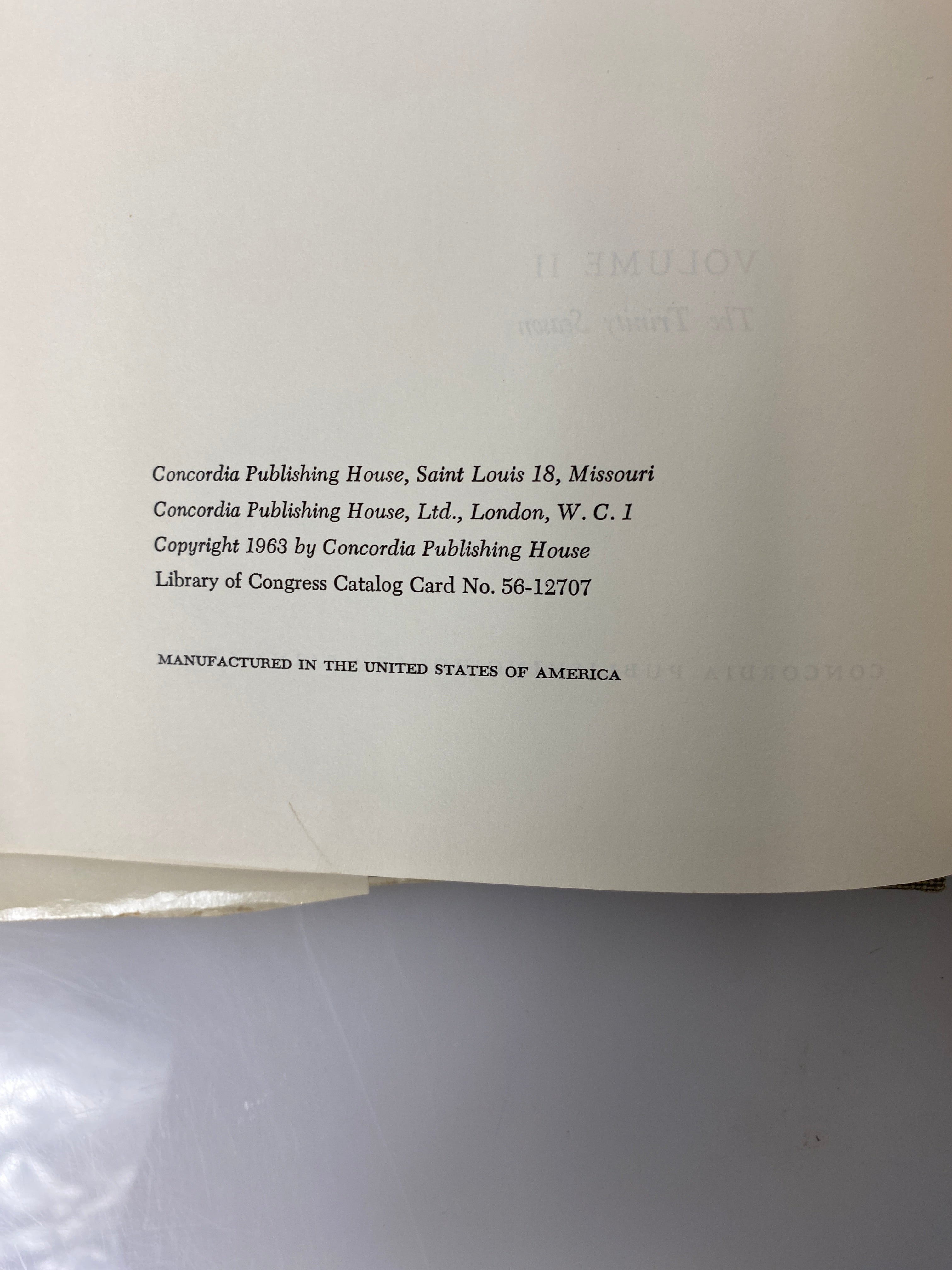 2 Volume Set Sermonic Studies The Standard Epistles 1957-63 HC DJ