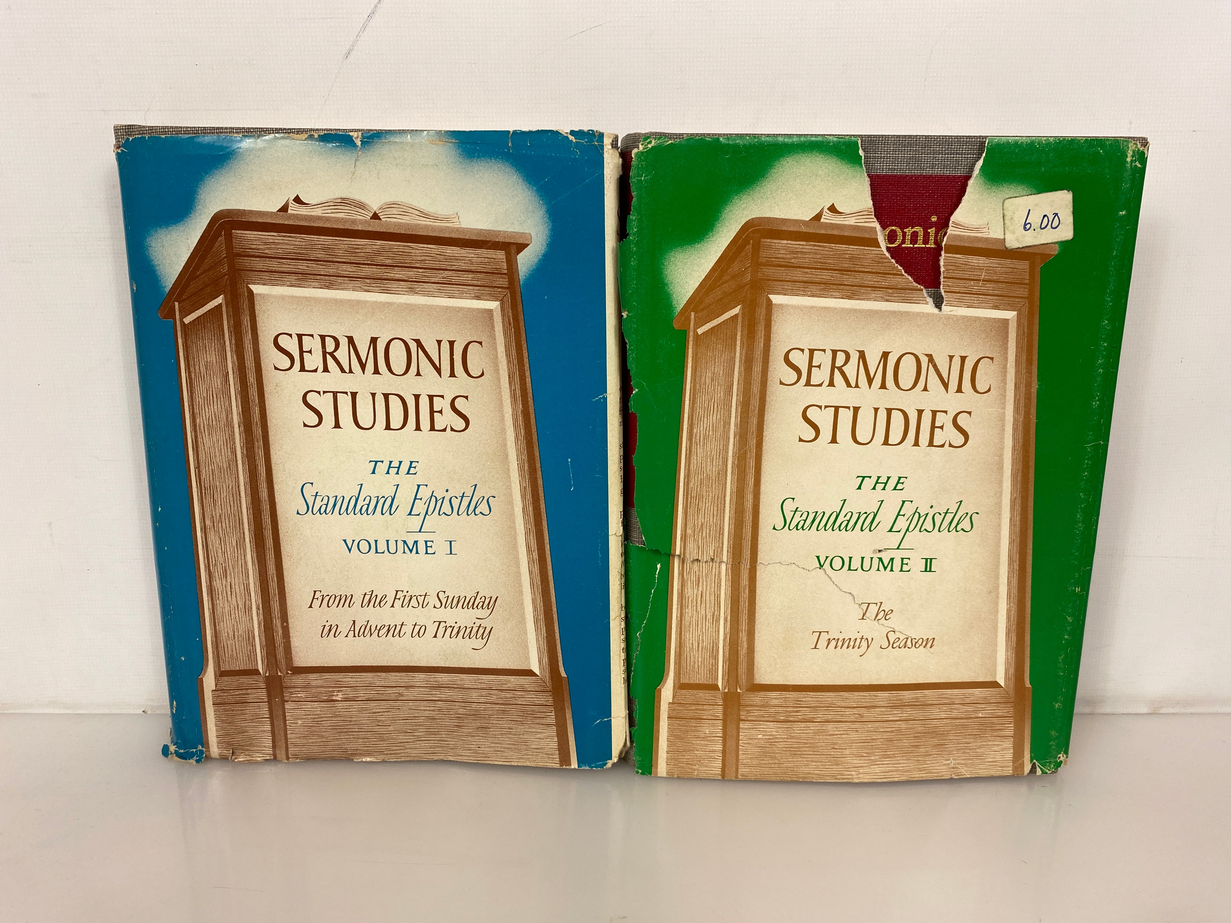 2 Volume Set Sermonic Studies The Standard Epistles 1957-63 HC DJ