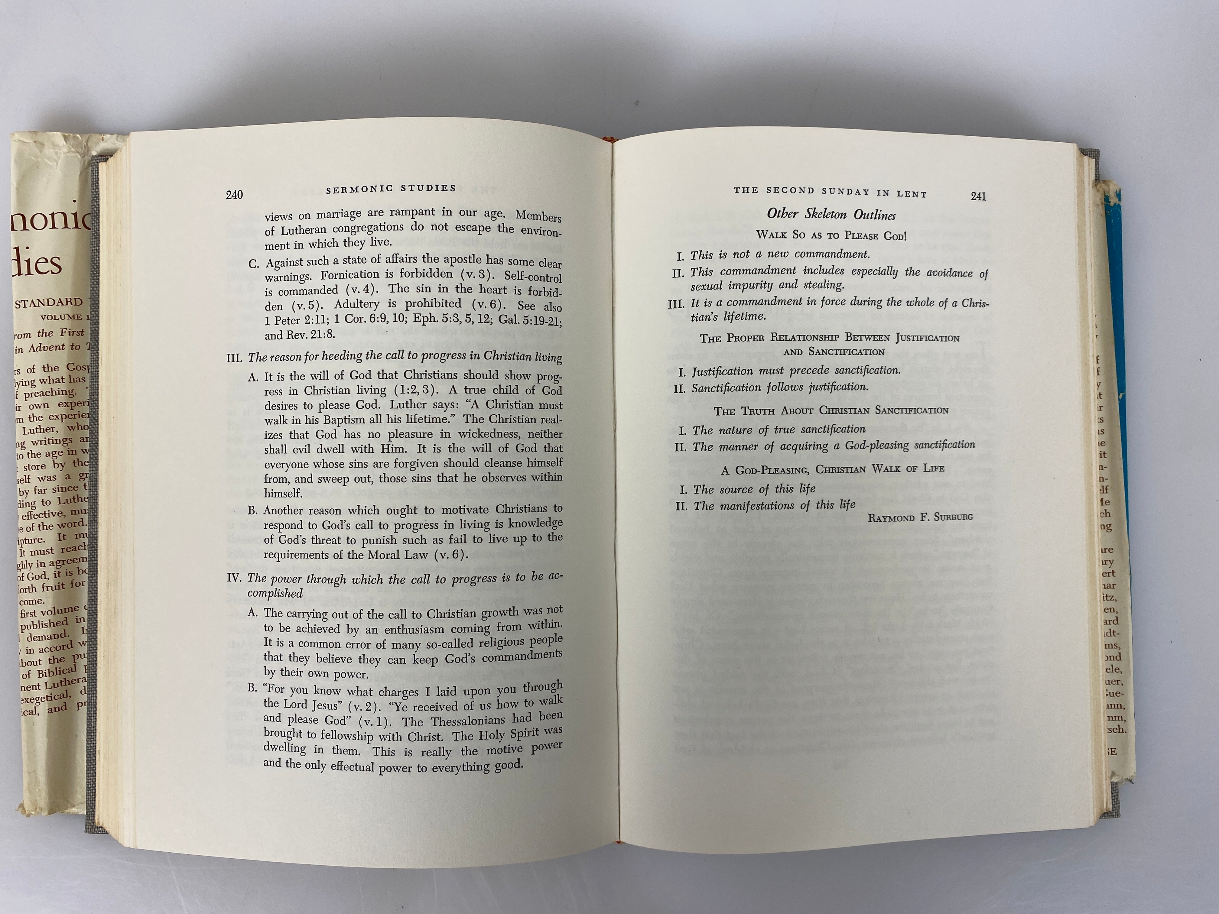 2 Volume Set Sermonic Studies The Standard Epistles 1957-63 HC DJ