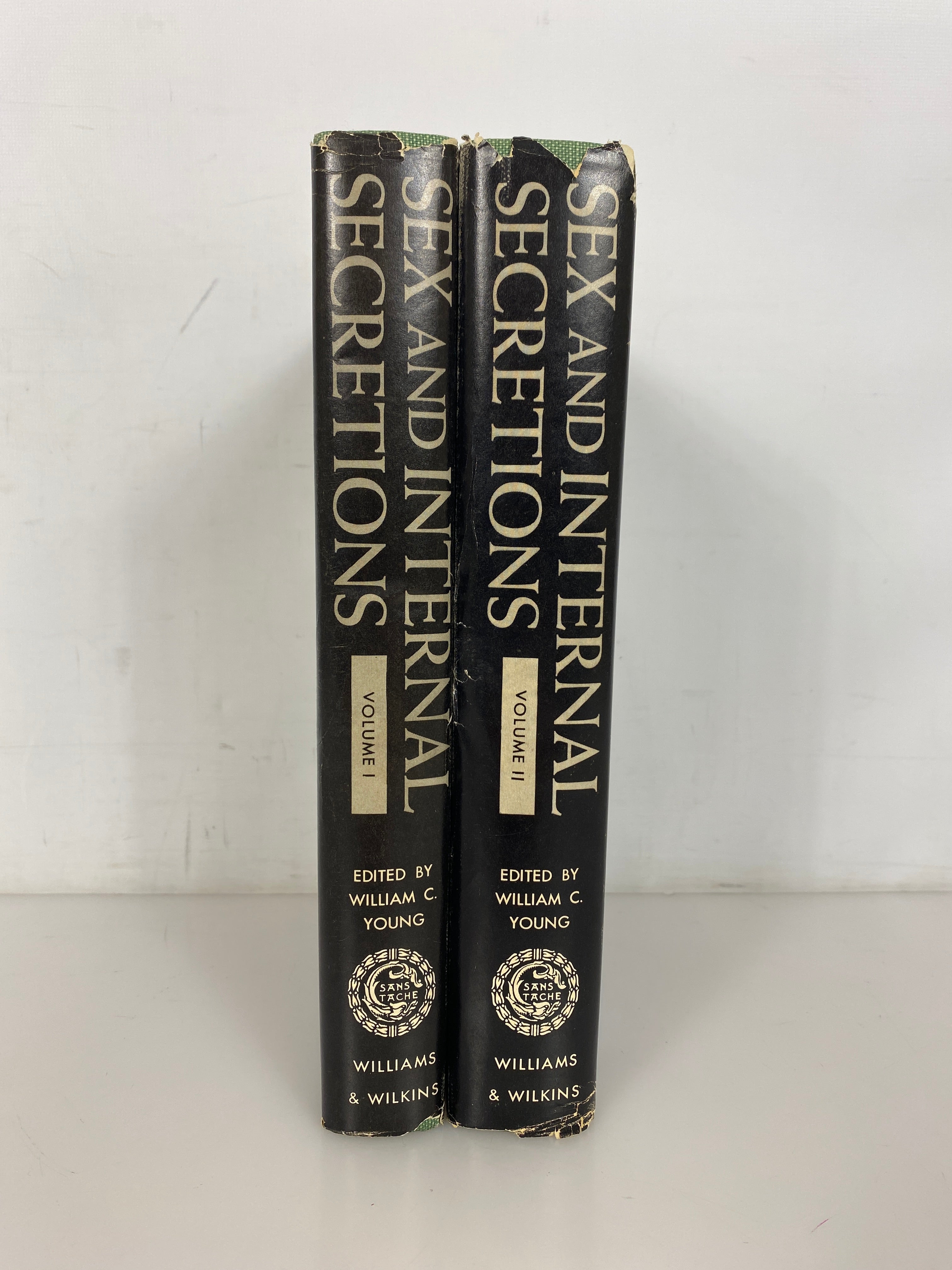 2 Volume Set: Sex & Internal Secretions by William Young 3rd Edition HC DJ