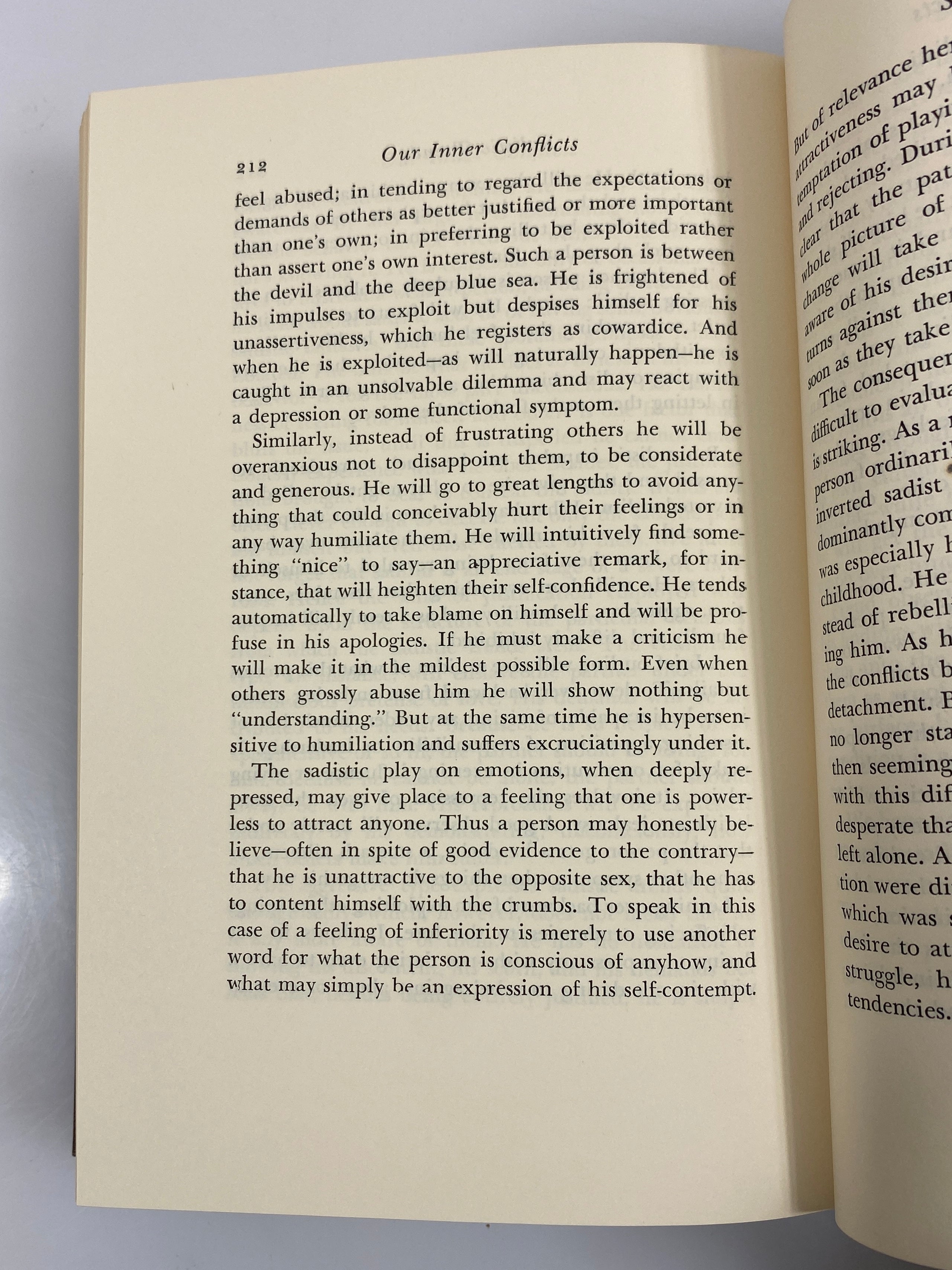 2 Volume Set: The Collected Works of Karen Horney 1964 HC Slipcase