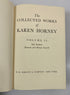 2 Volume Set: The Collected Works of Karen Horney 1964 HC Slipcase
