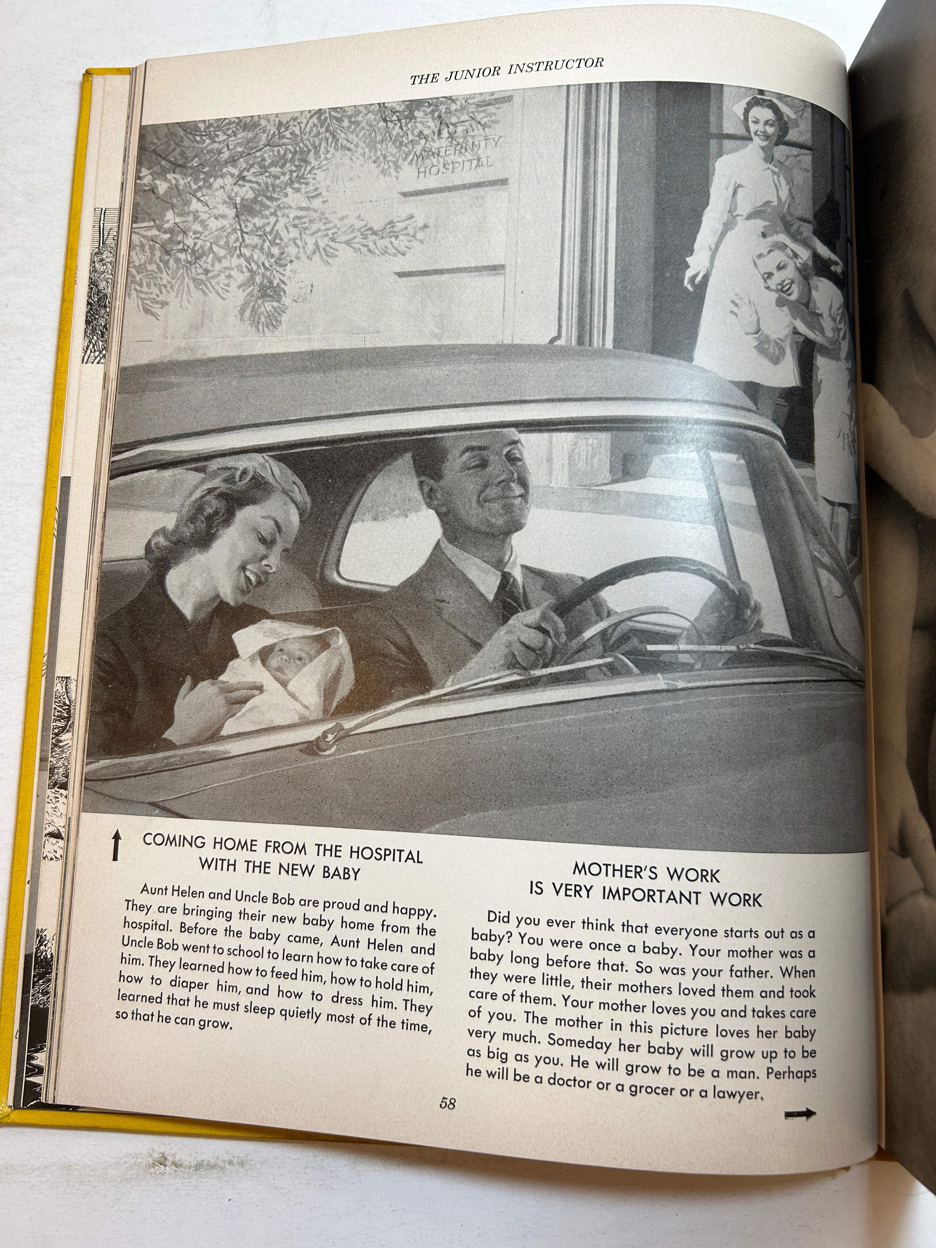 2 Volume Set: The Junior Instructor Books 1 and 2 1956 Vintage HC