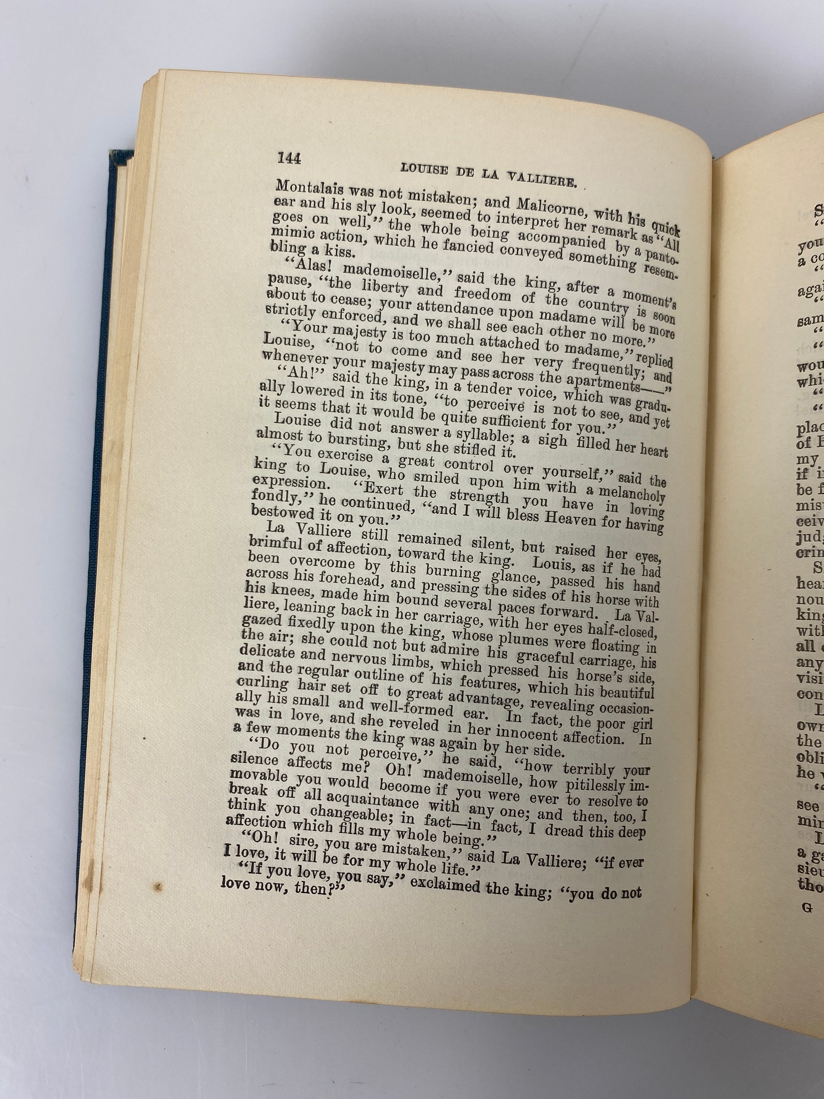 2 Volumes Alexandre Dumas: Joseph Balsamo/Louise de la Valliere Antique HC