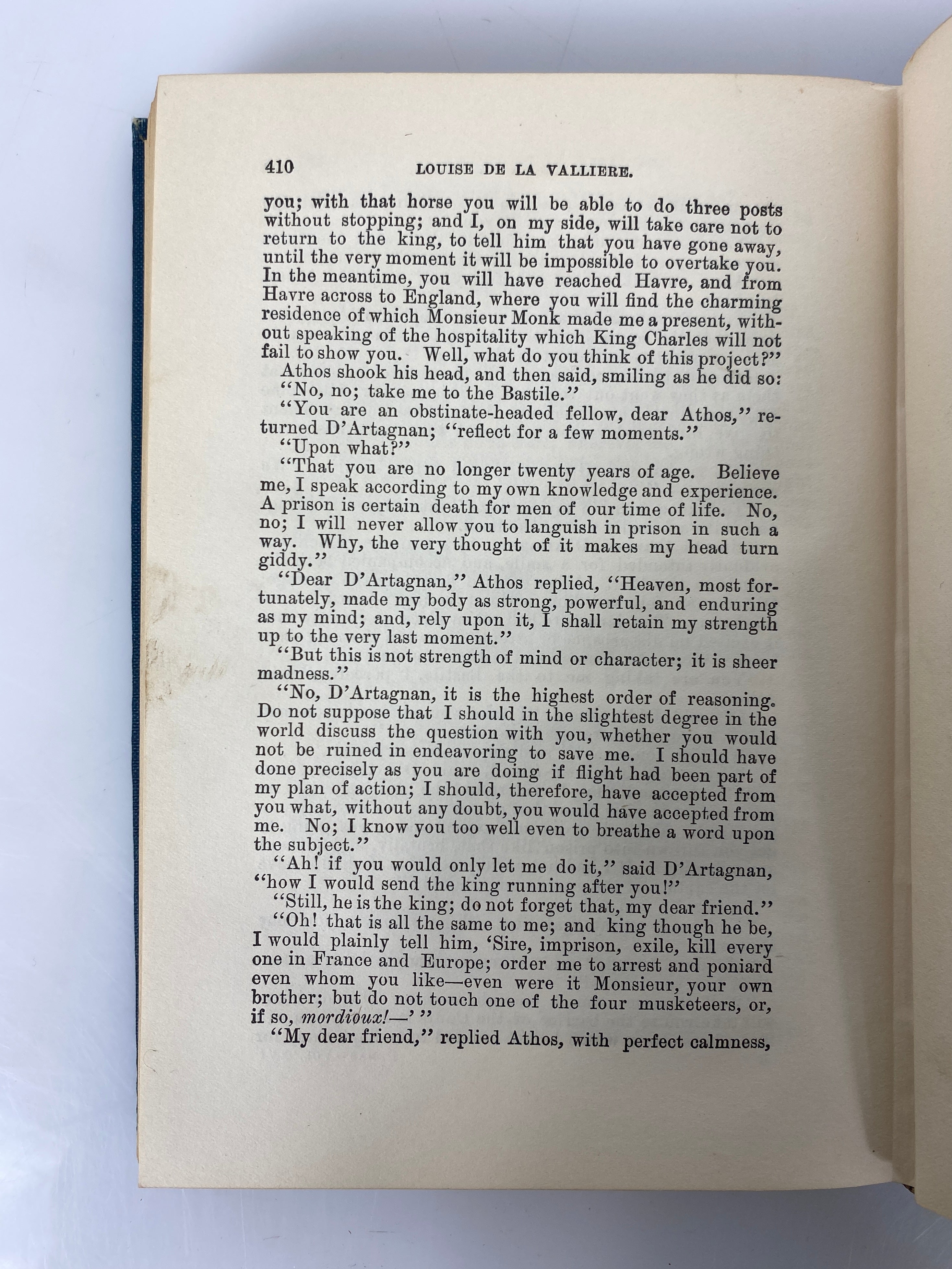 2 Volumes Alexandre Dumas: Joseph Balsamo/Louise de la Valliere Antique HC