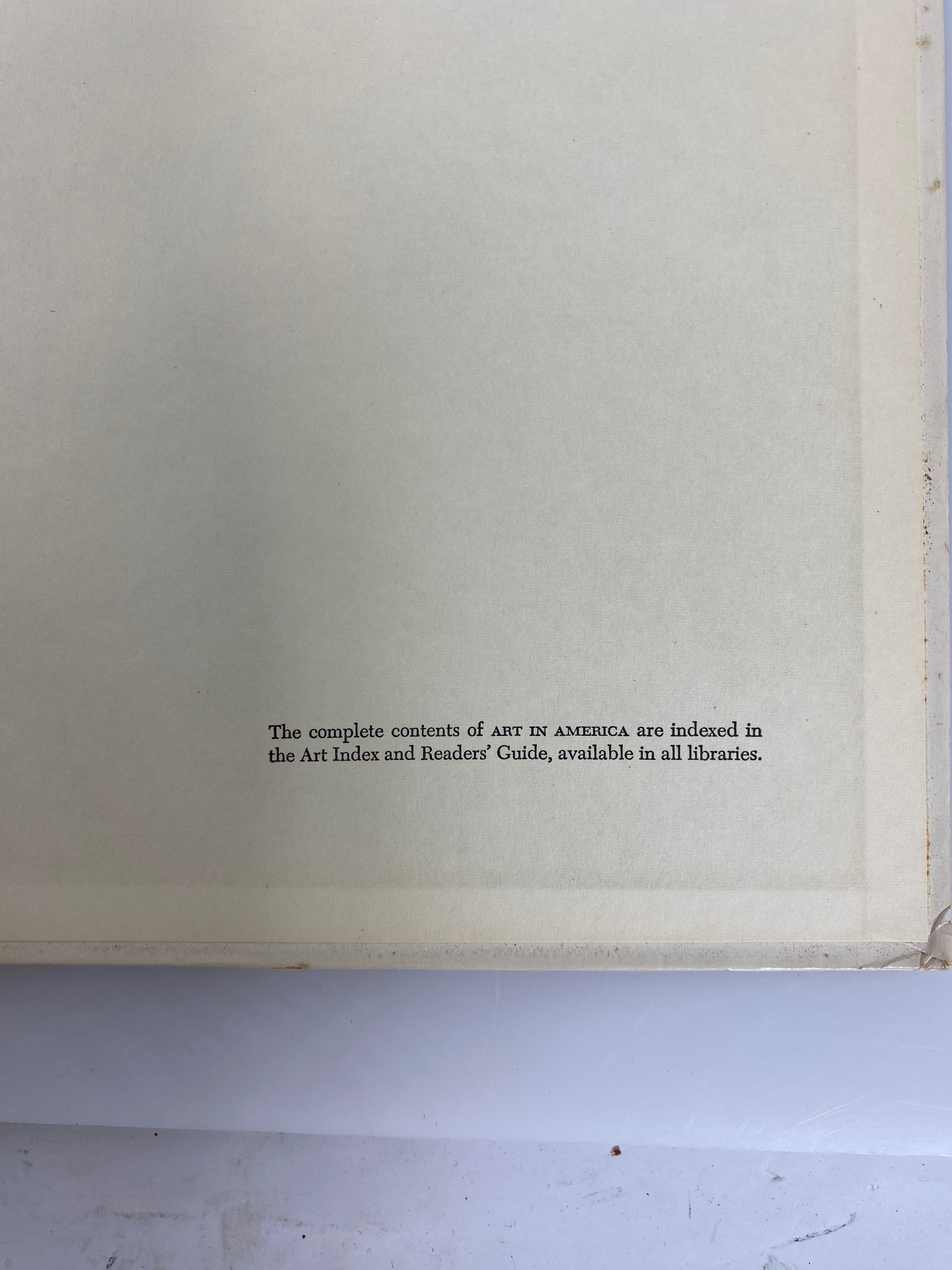 2 Volumes: Art in America Number One 1959/1961 Vintage HC