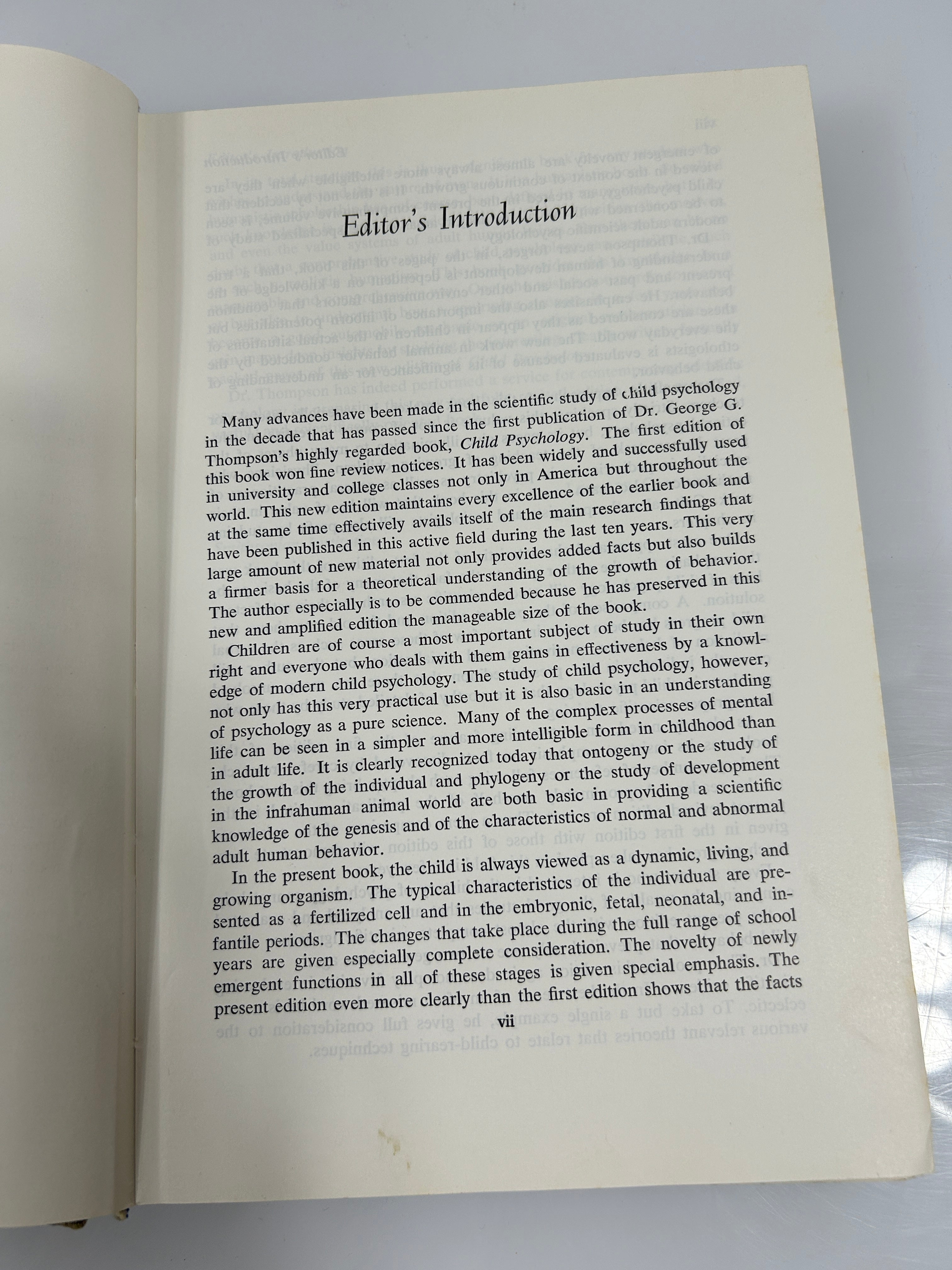 2 Volumes: Child Psychology (1962)/Principles of General Psychology (1963) HC