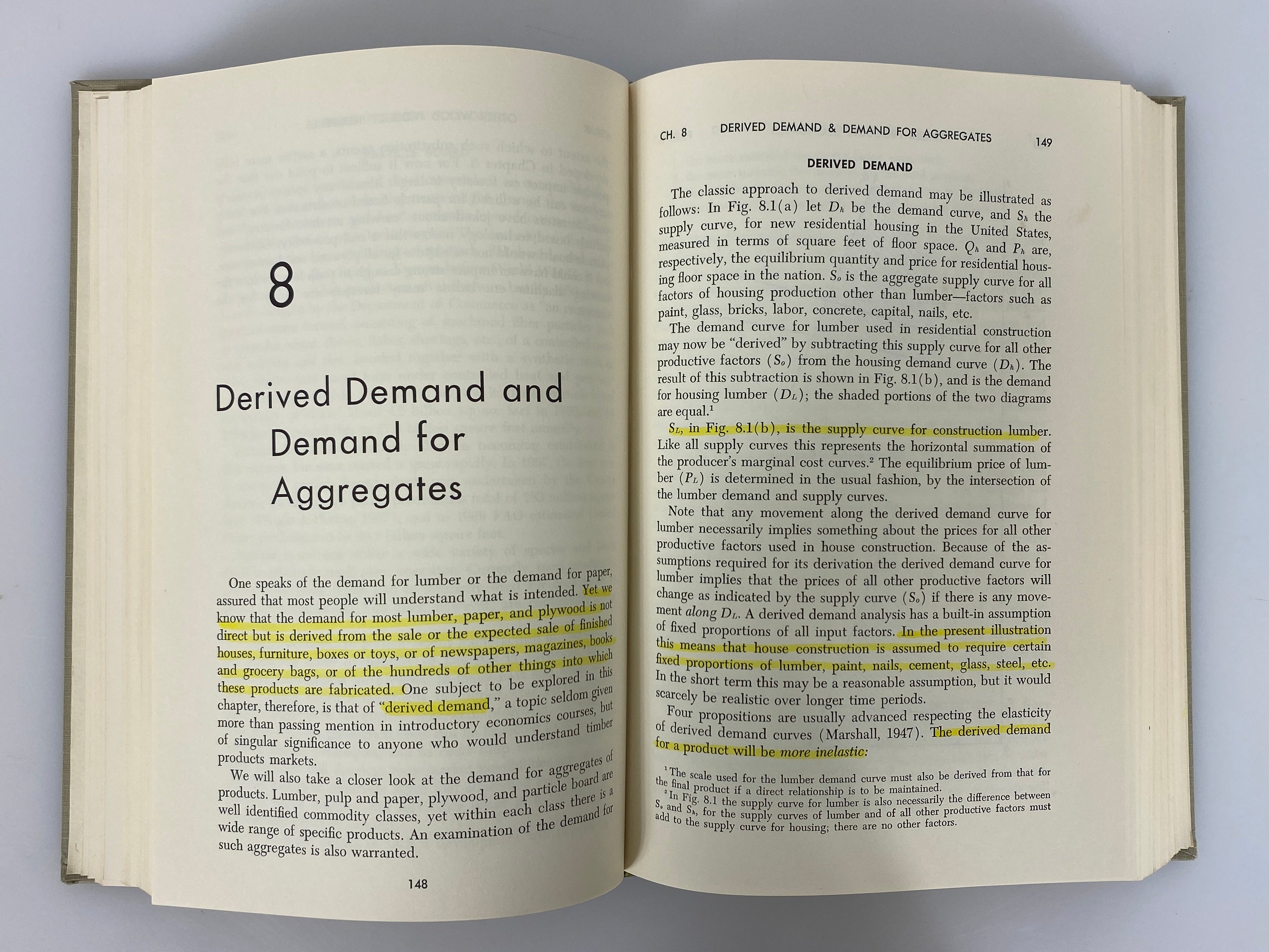 2 Volumes: Forest Mensuration/Forest Resource Economics 1972 Vintage HC