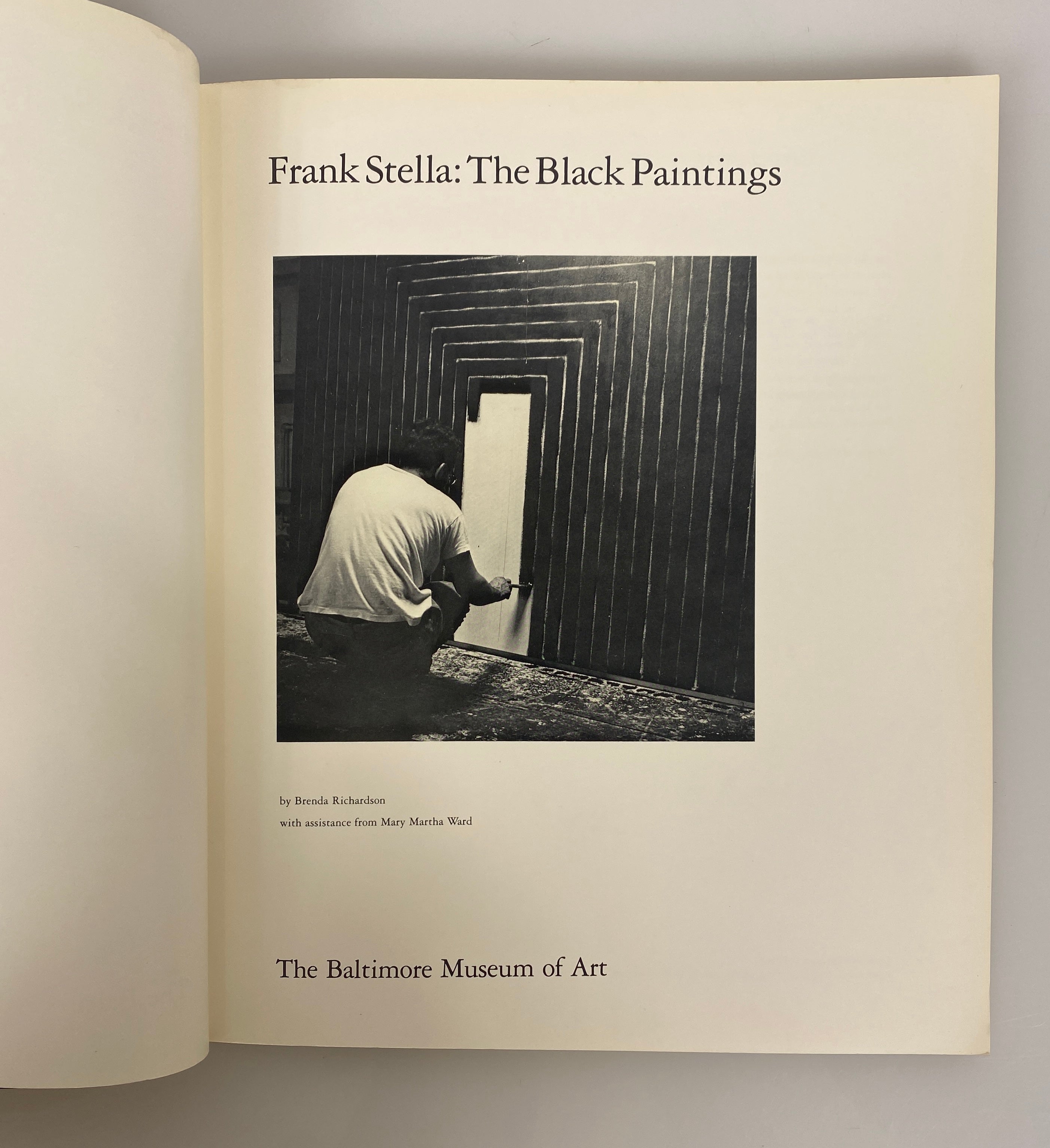 2 Volumes Frank Stella: The Black Paintings 1976/by William Rubin MOMA 1970 SC