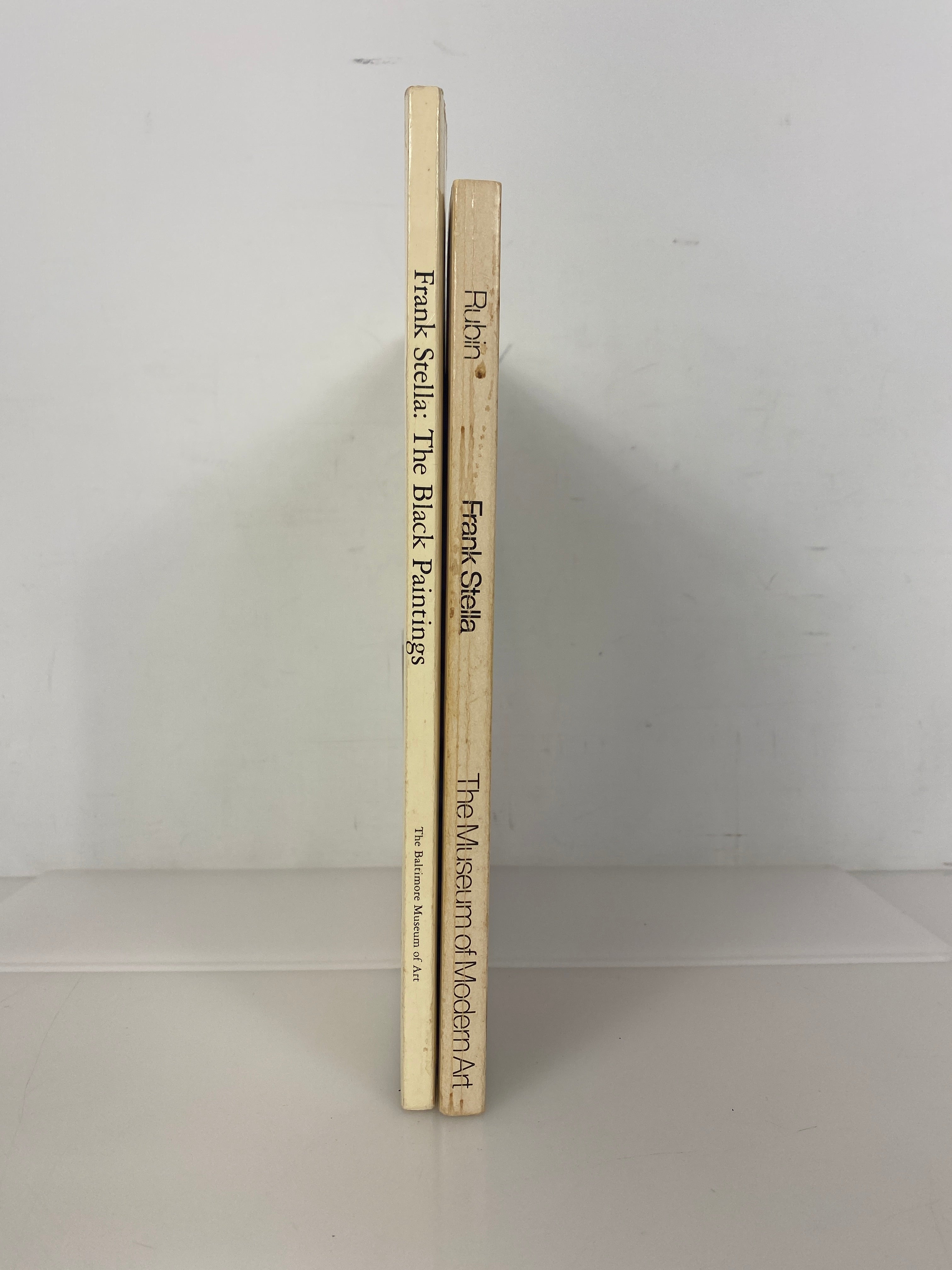 2 Volumes Frank Stella: The Black Paintings 1976/by William Rubin MOMA 1970 SC