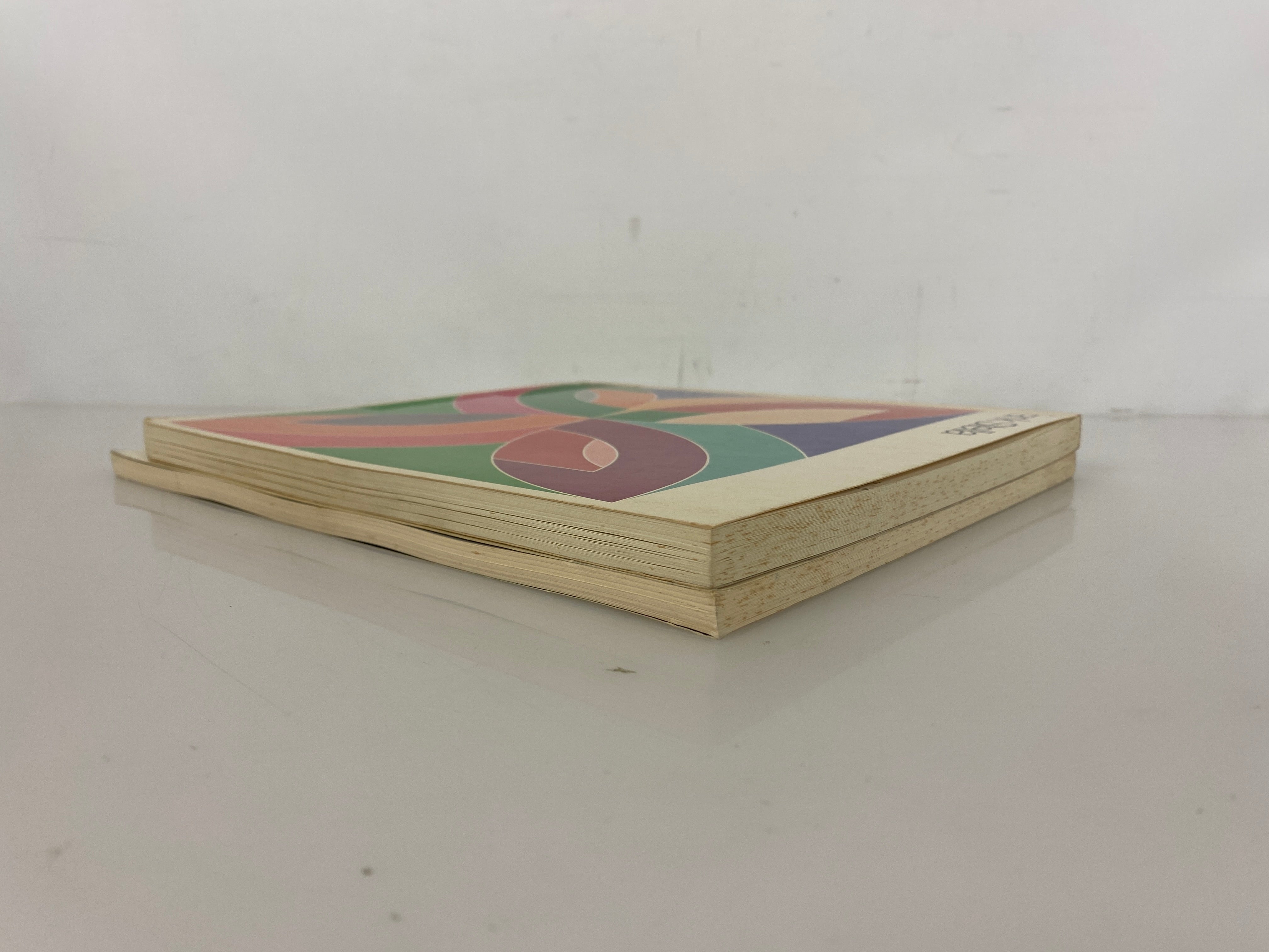 2 Volumes Frank Stella: The Black Paintings 1976/by William Rubin MOMA 1970 SC