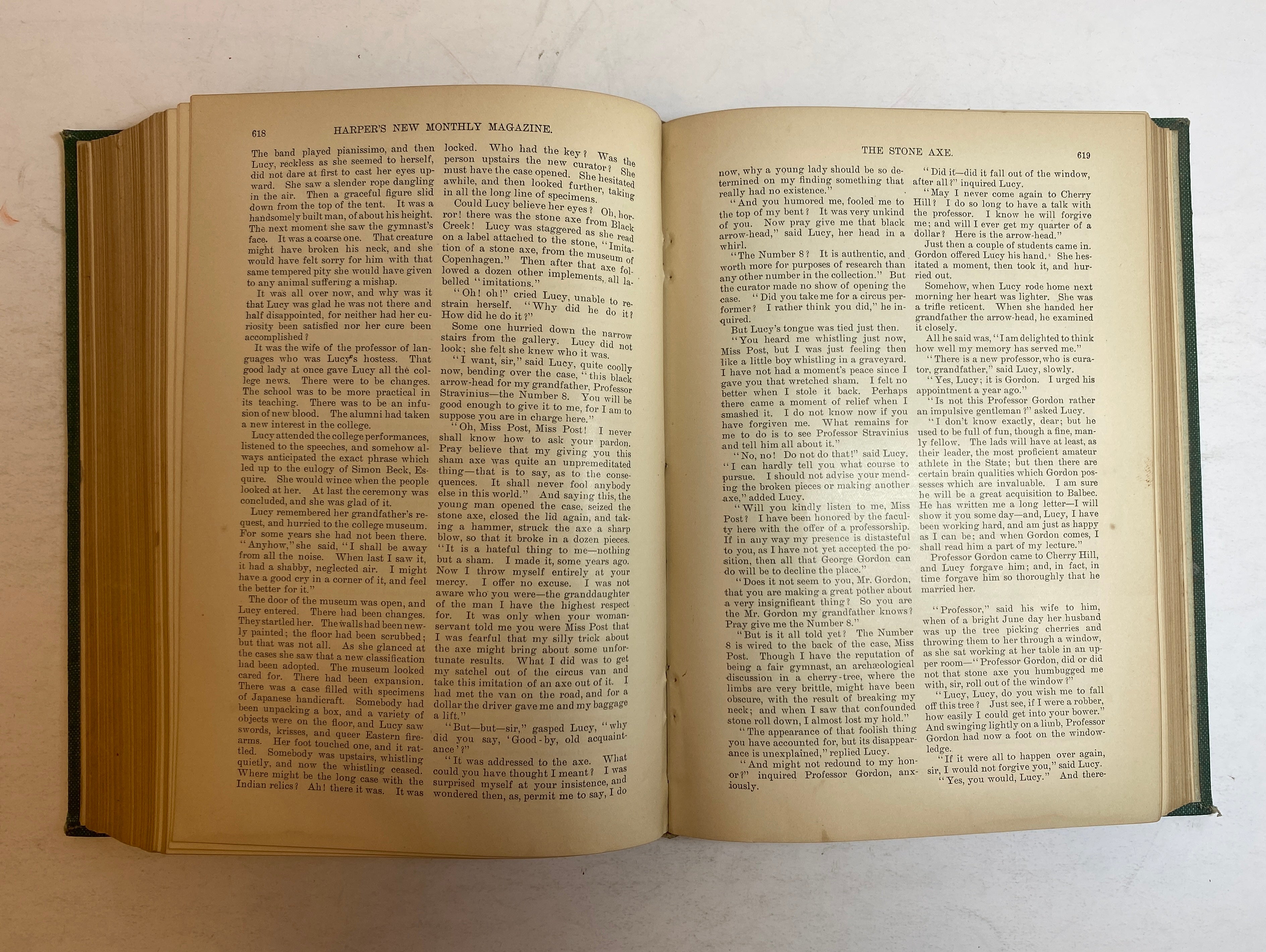 2 Volumes: Harper's New Monthly Magazine 1890/1899 Antique HC