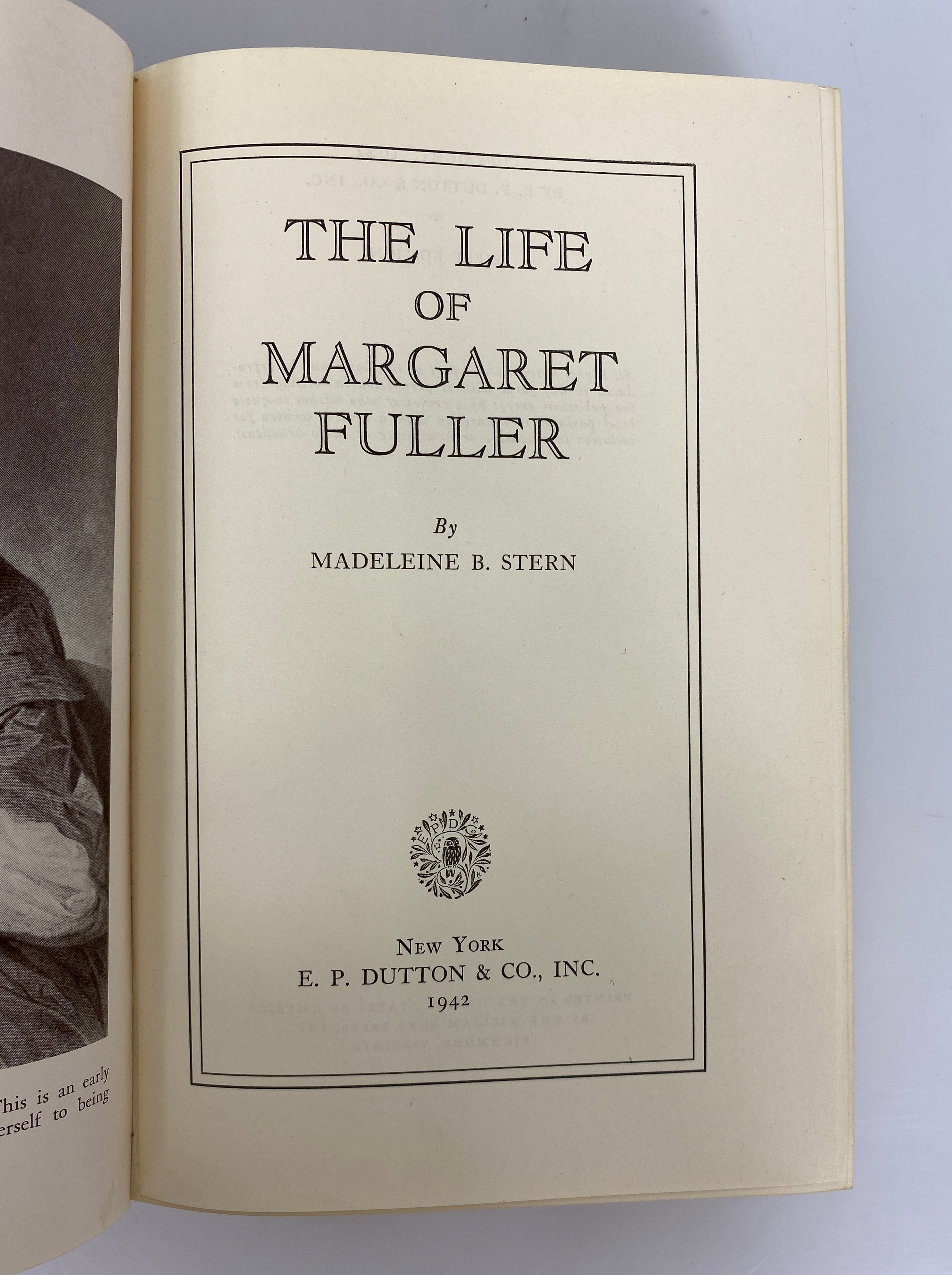 2 Volumes Margaret Fuller by Madeleine Stern/Ellen Wilson 1942-77 HC