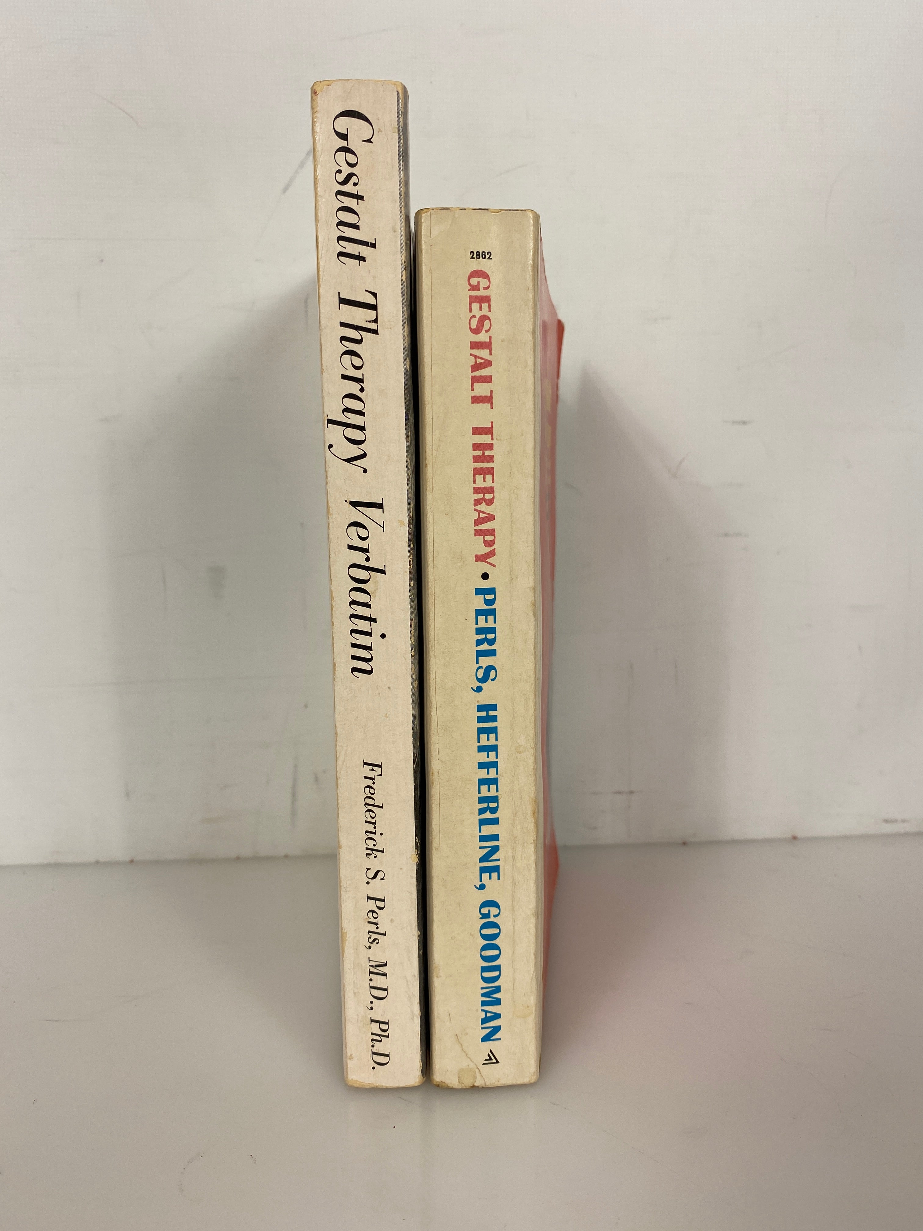 2 Volumes of Gestalt Therapy Perls/Hefferline/Goodman 1965-1969 Vintage SC