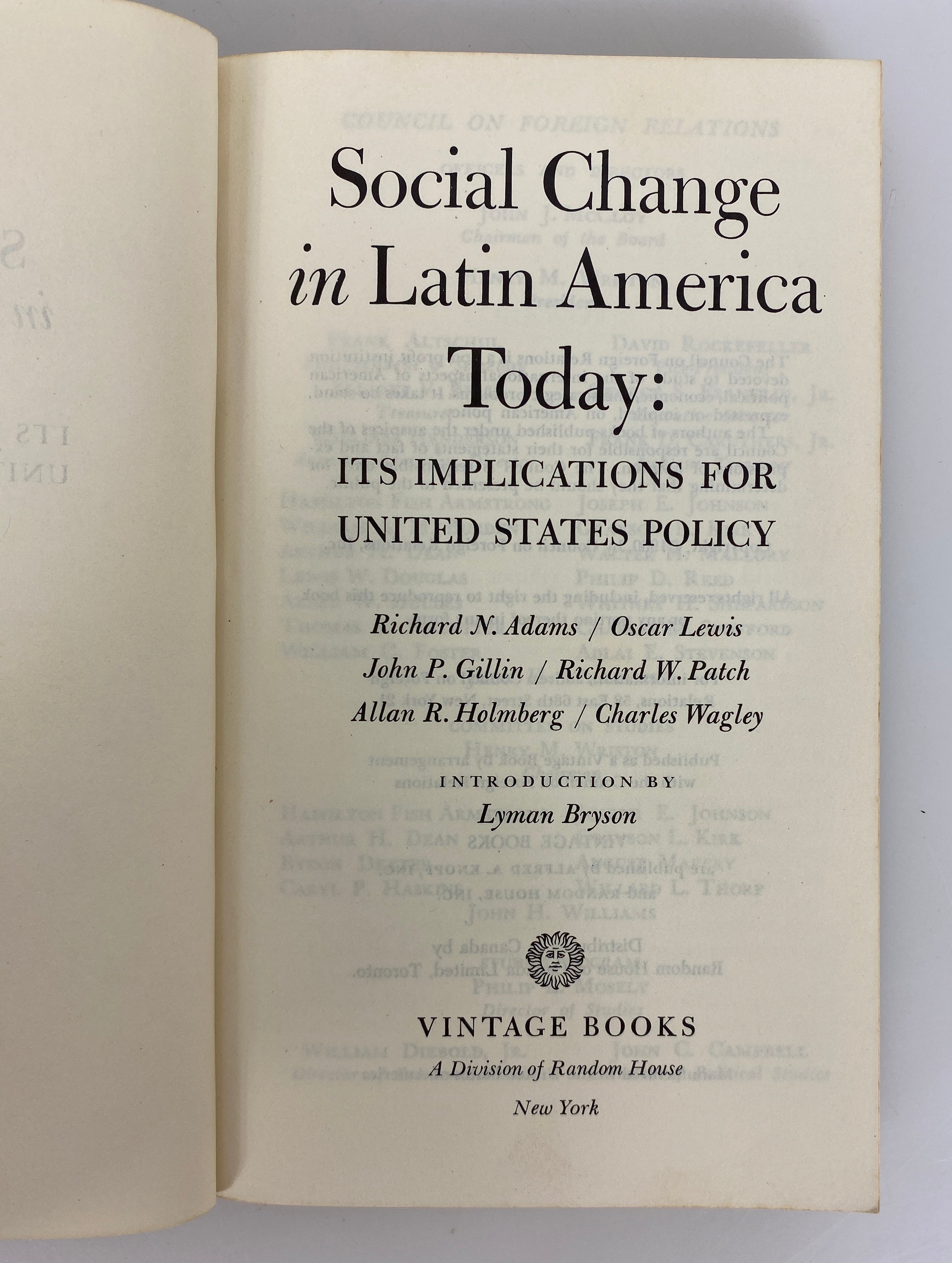 2 Volumes: Social Change/Agrarian Problems in Latin America 1960-70 SC